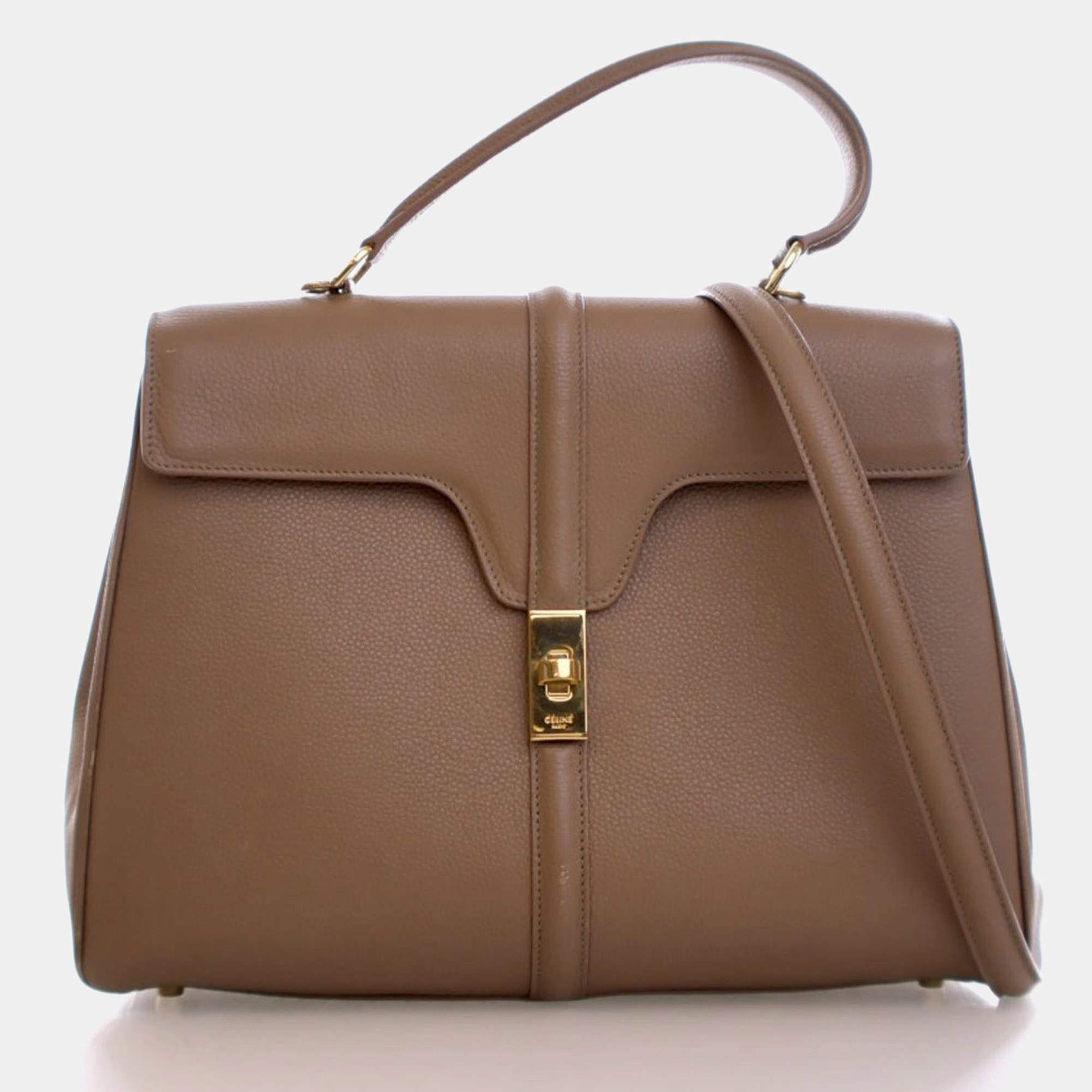 مملوكة مسبقًا Celine Classique Calfskin 16 Top Handle Bag
