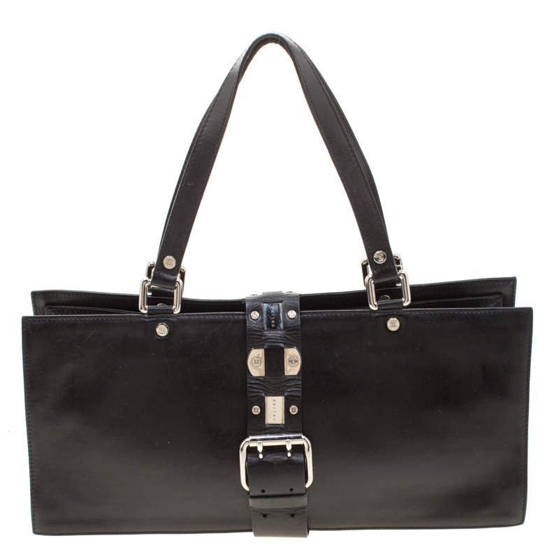 ☆☆CELINE☆☆ 24FW Celine Tote Bag 116853ENY 38NO Black MEDIUM CABAS ANAÏS CUIR TRIOMPHE IN GRAINED CALFSKIN - BLACK