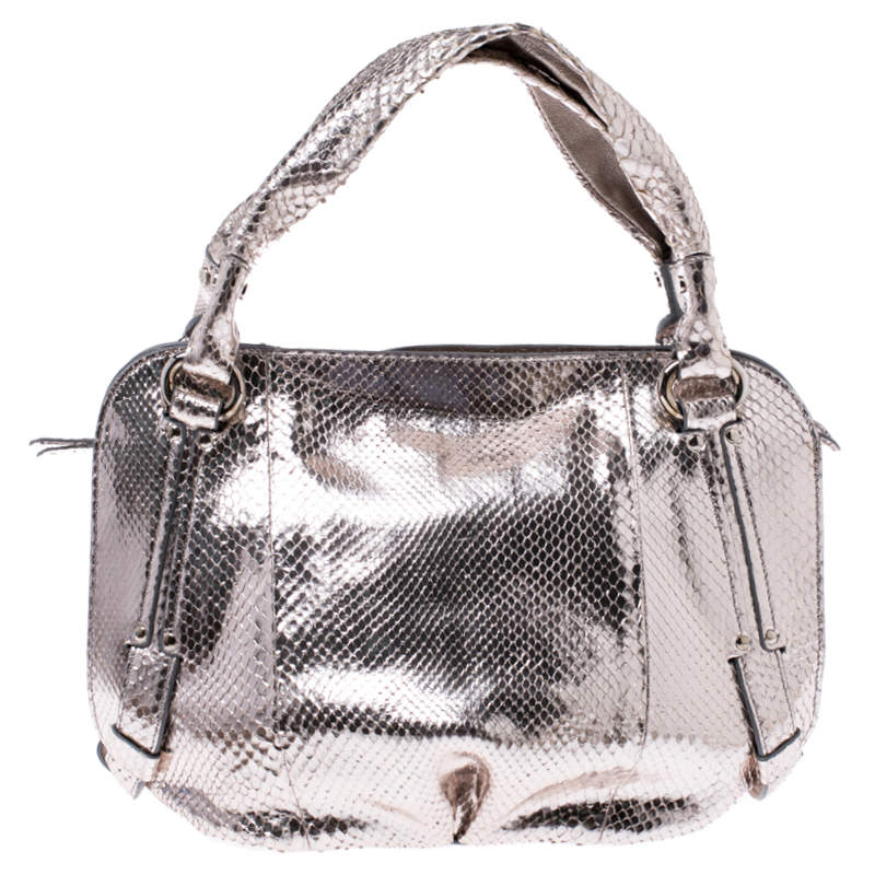 Celine Metallic Snakeskin Bittersweet Hobo Celine | TLC