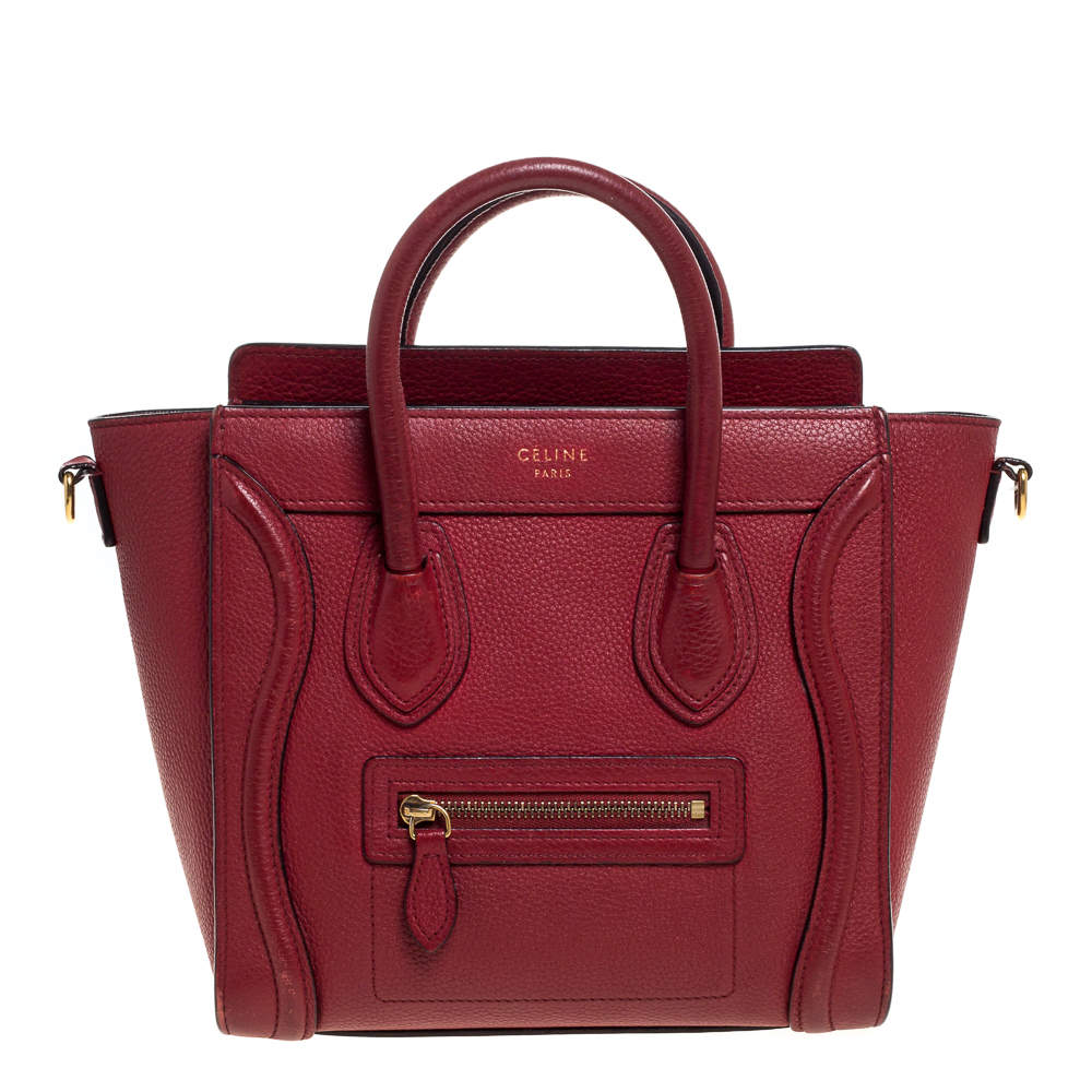 celine red purse