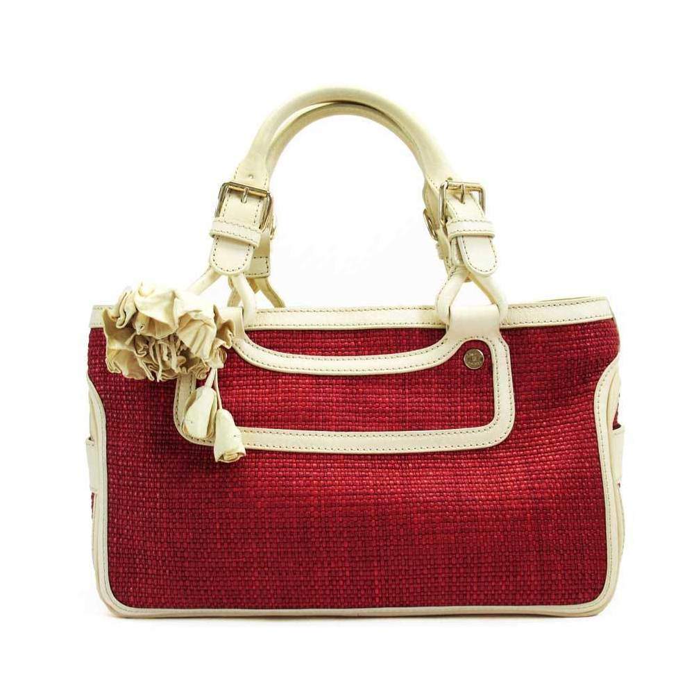 celine straw bag
