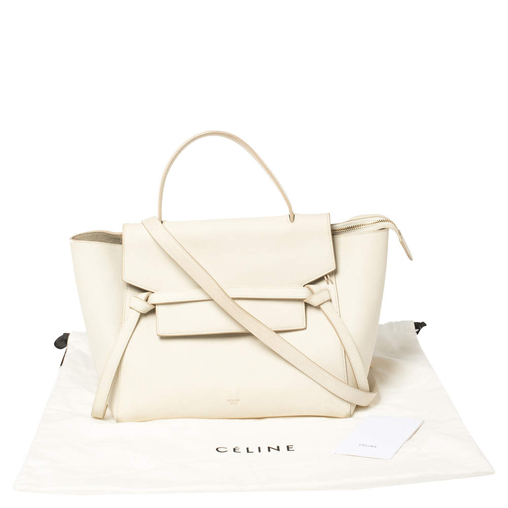 Céline *CELINE Belt Bag Beige x Bold / With flap / One handle