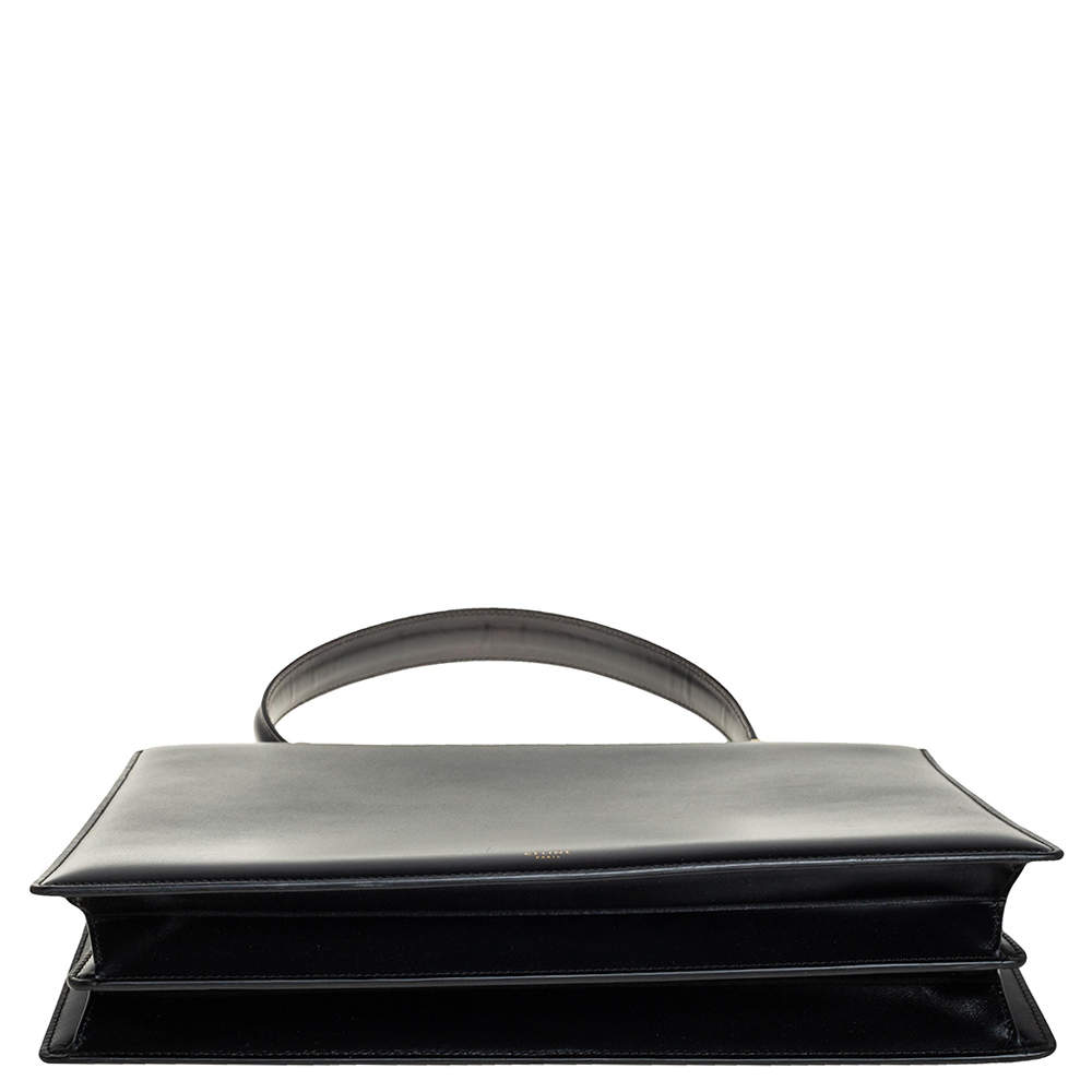 Clasp leather clutch bag Celine Black in Leather - 24961241