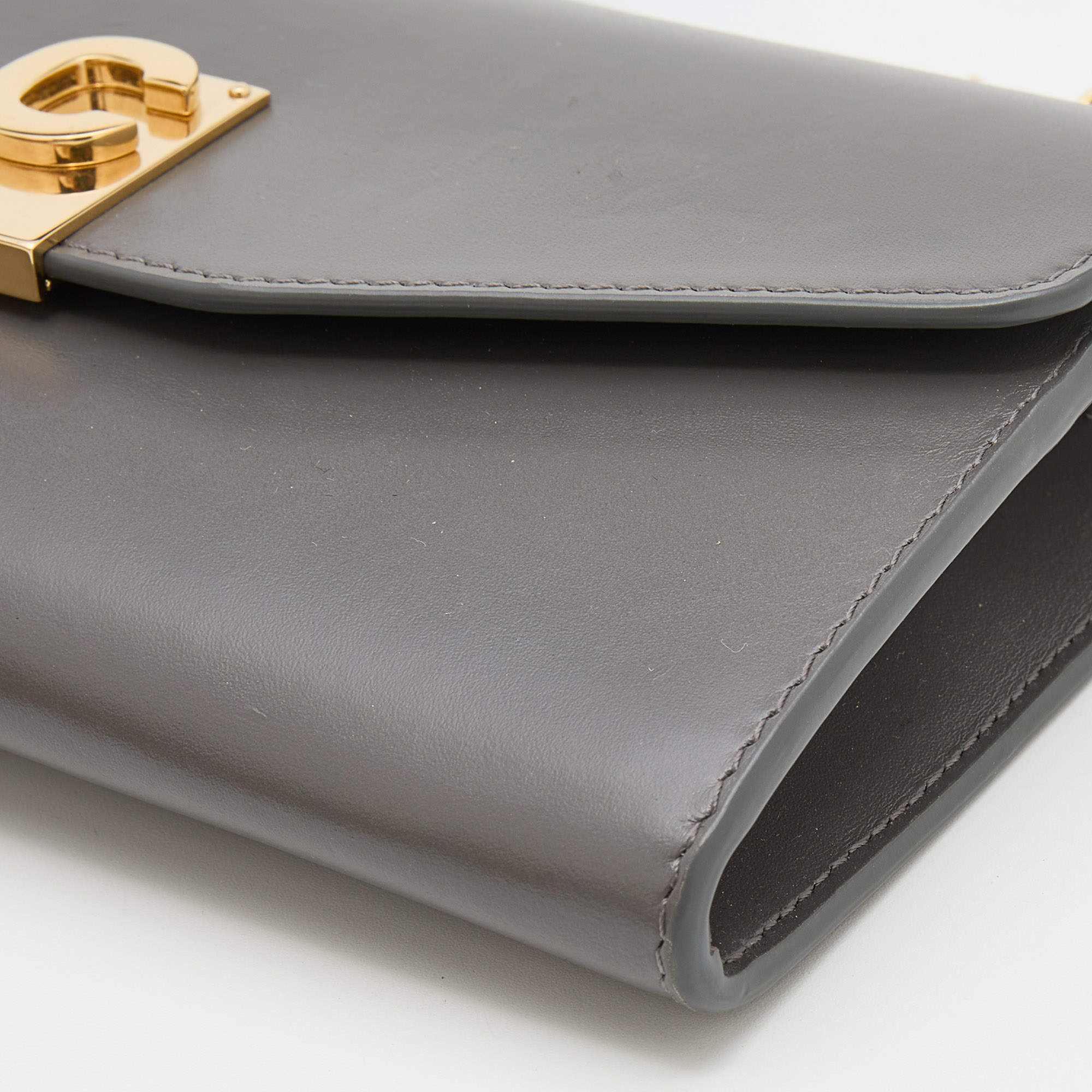 Leather wallet Celine Grey in Leather - 32909692
