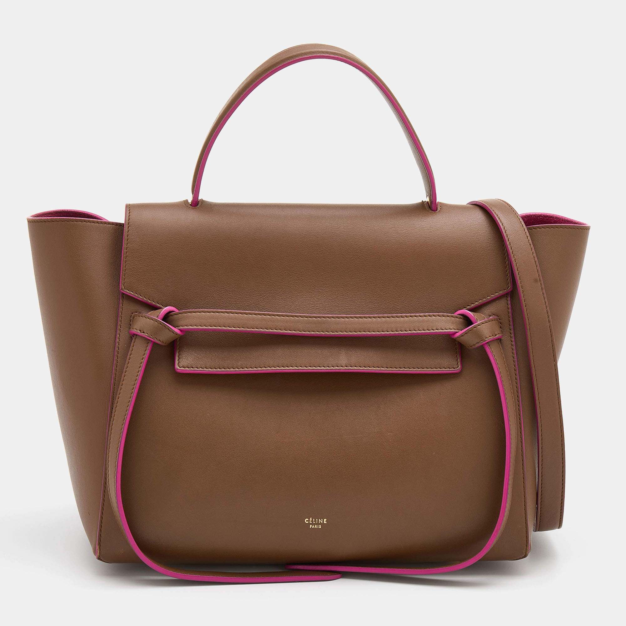 Celine belt outlet bag brown