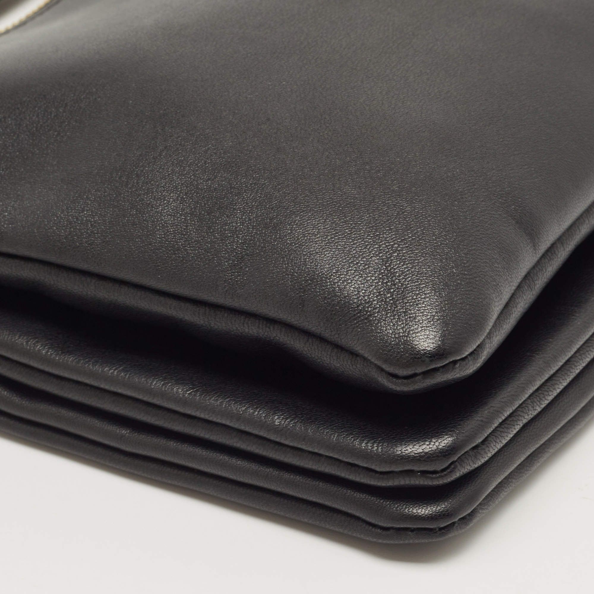 Trio leather crossbody bag Celine Black in Leather - 35343890