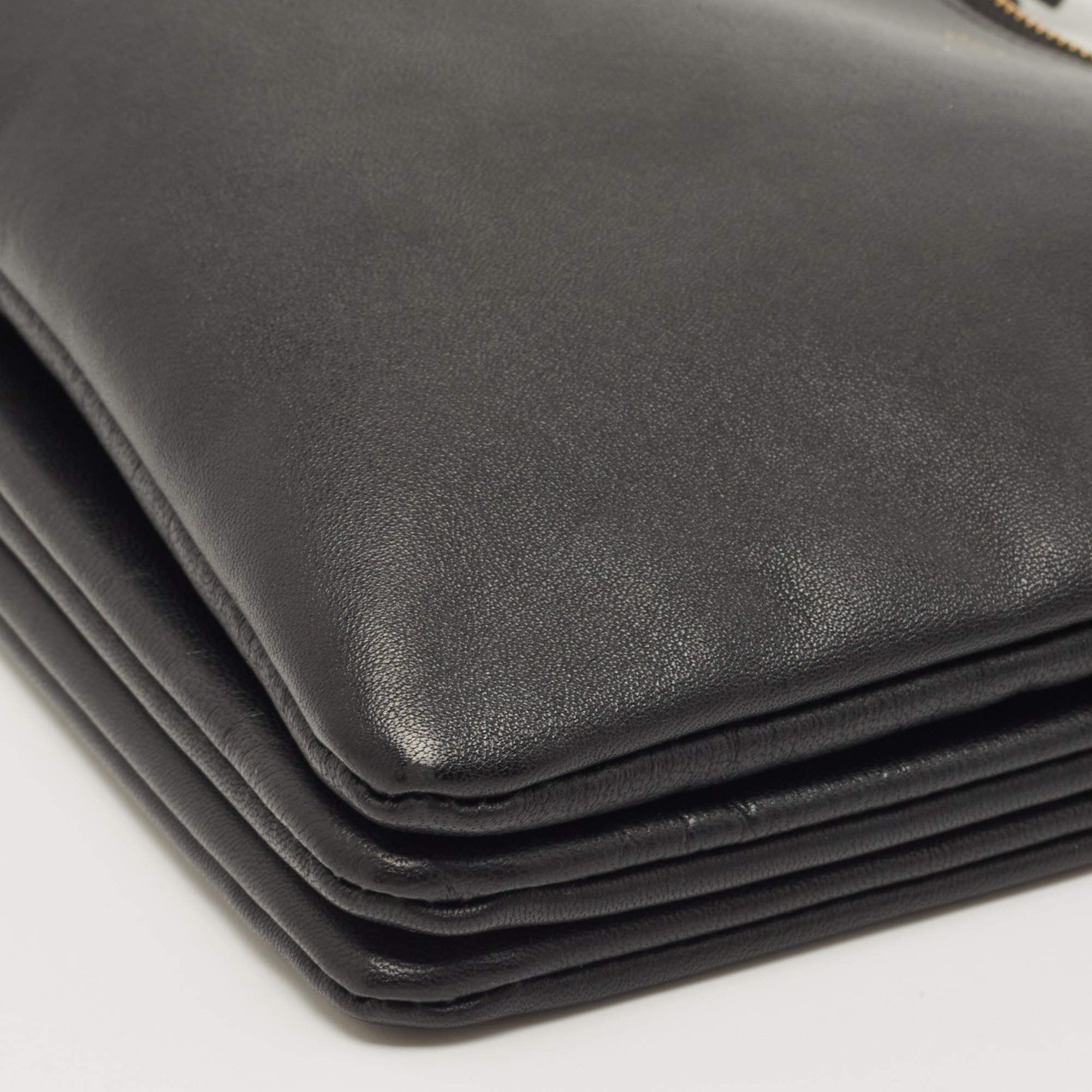 Trio leather crossbody bag Celine Black in Leather - 32767669