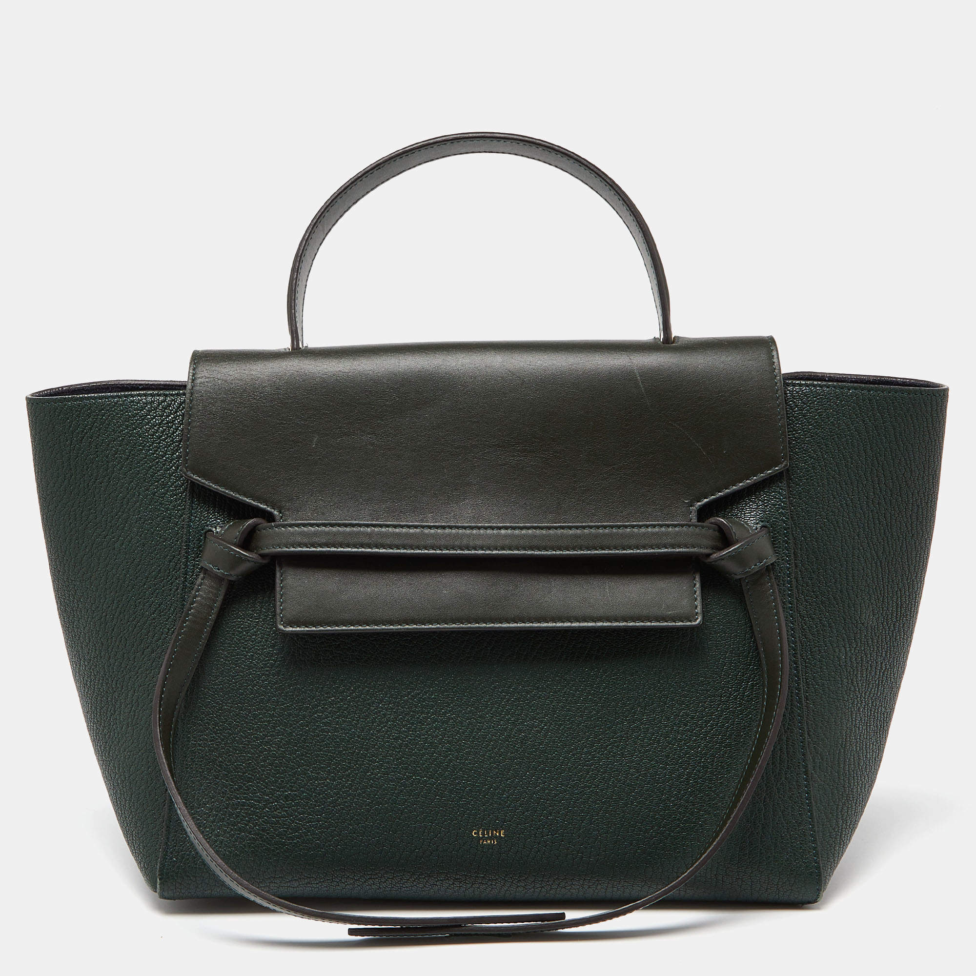 Celine discount belt green