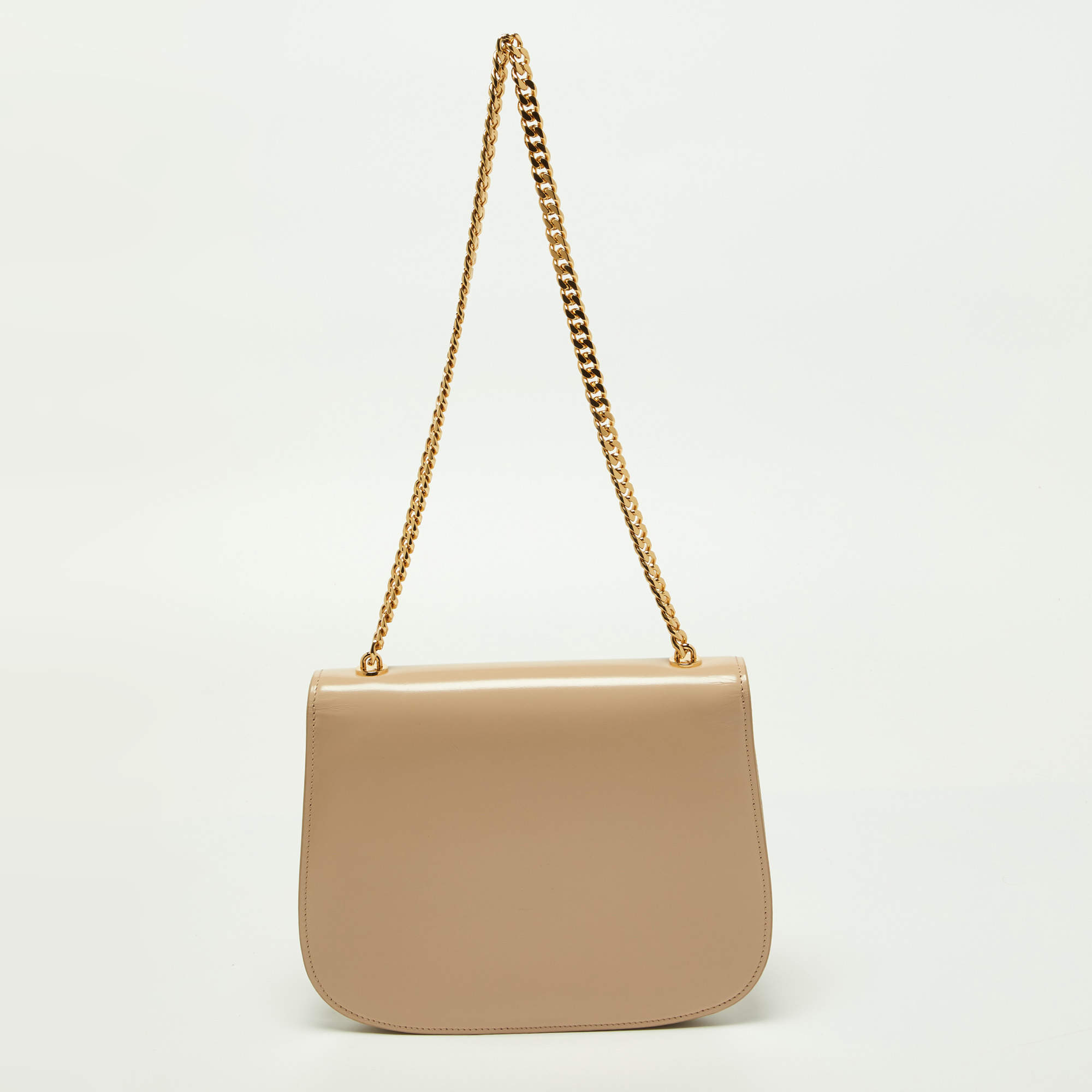 Celine Bucket Bag Medium Triomphe Tan in Coated Canvas/Calfskin with  Gold-tone - US