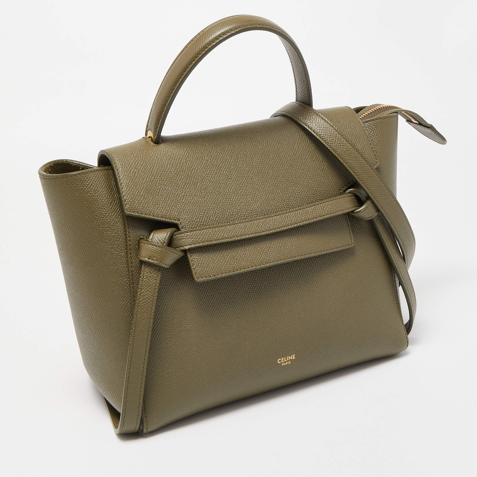 Celine Nano Belt Bag in Green