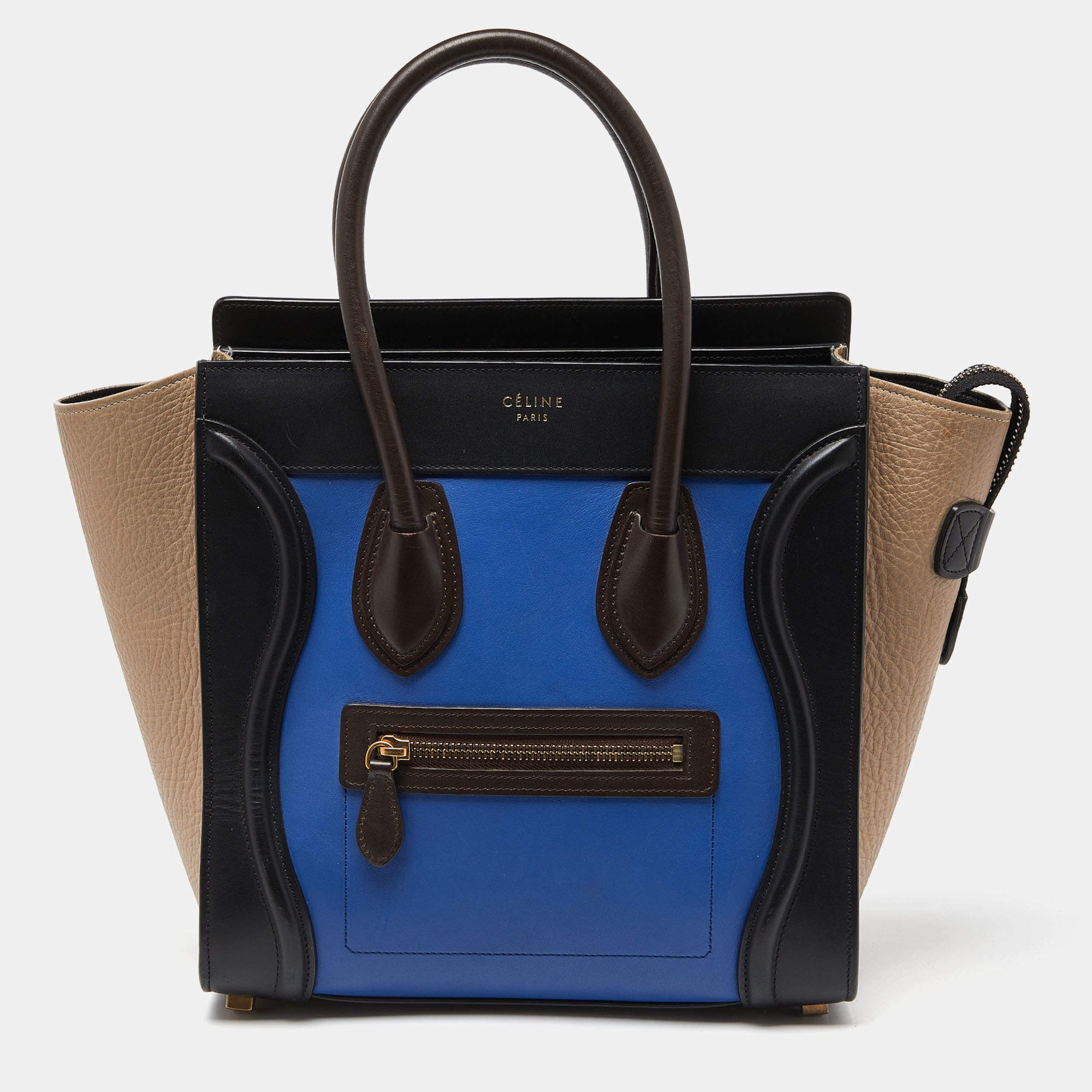 Pre Owned حقيبة يد توتس سيلين ميكرو لاغيدج جلد ثعبان متعدد الألوان 