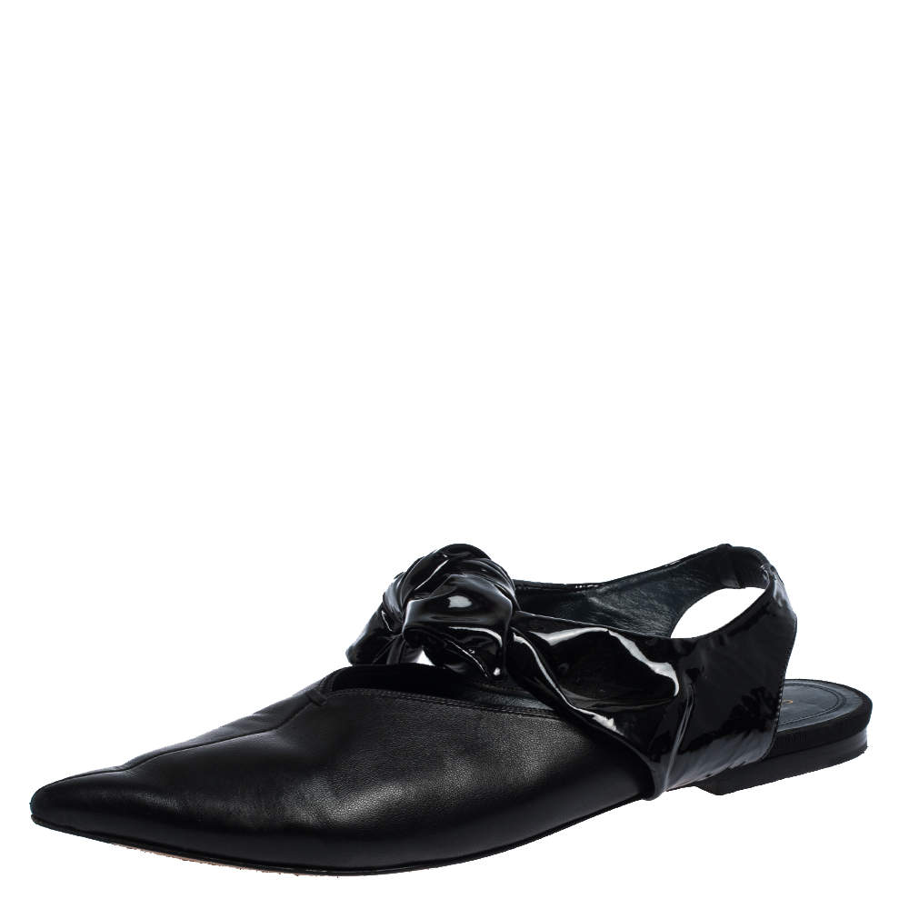 celine black flats