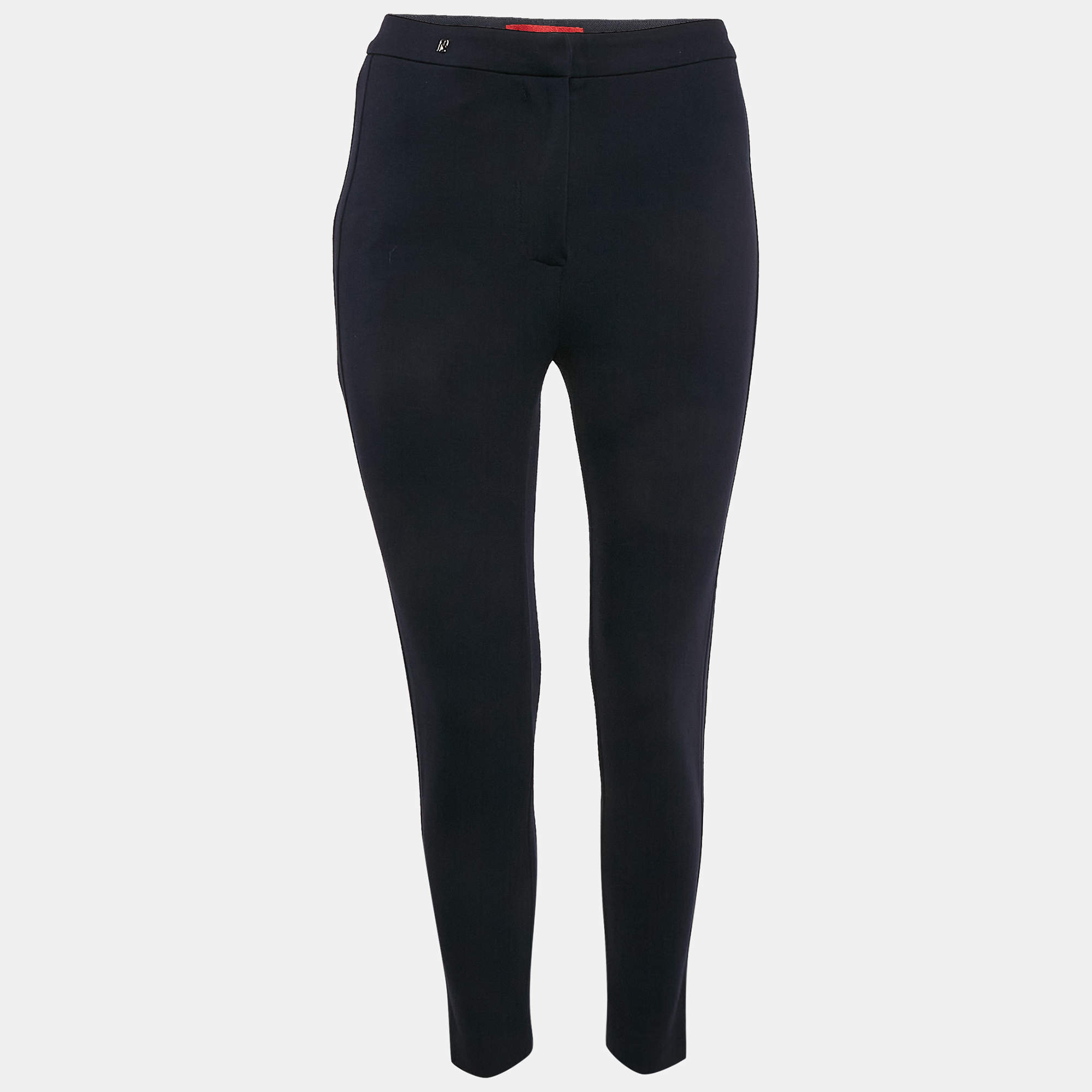 CH Carolina Herrera Navy Blue Knit Pants XS