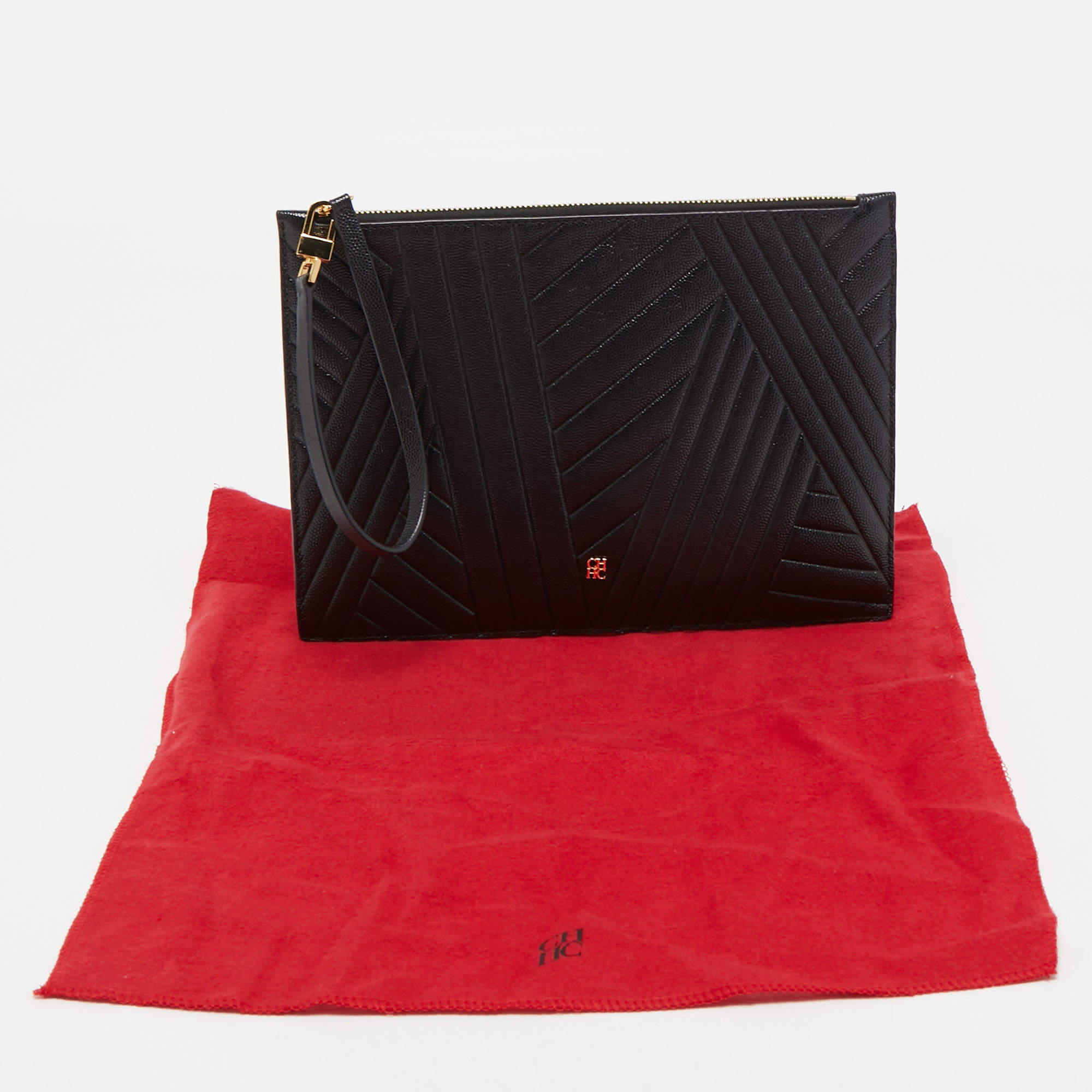 Shopping  Continental pouch black - CH Carolina Herrera France