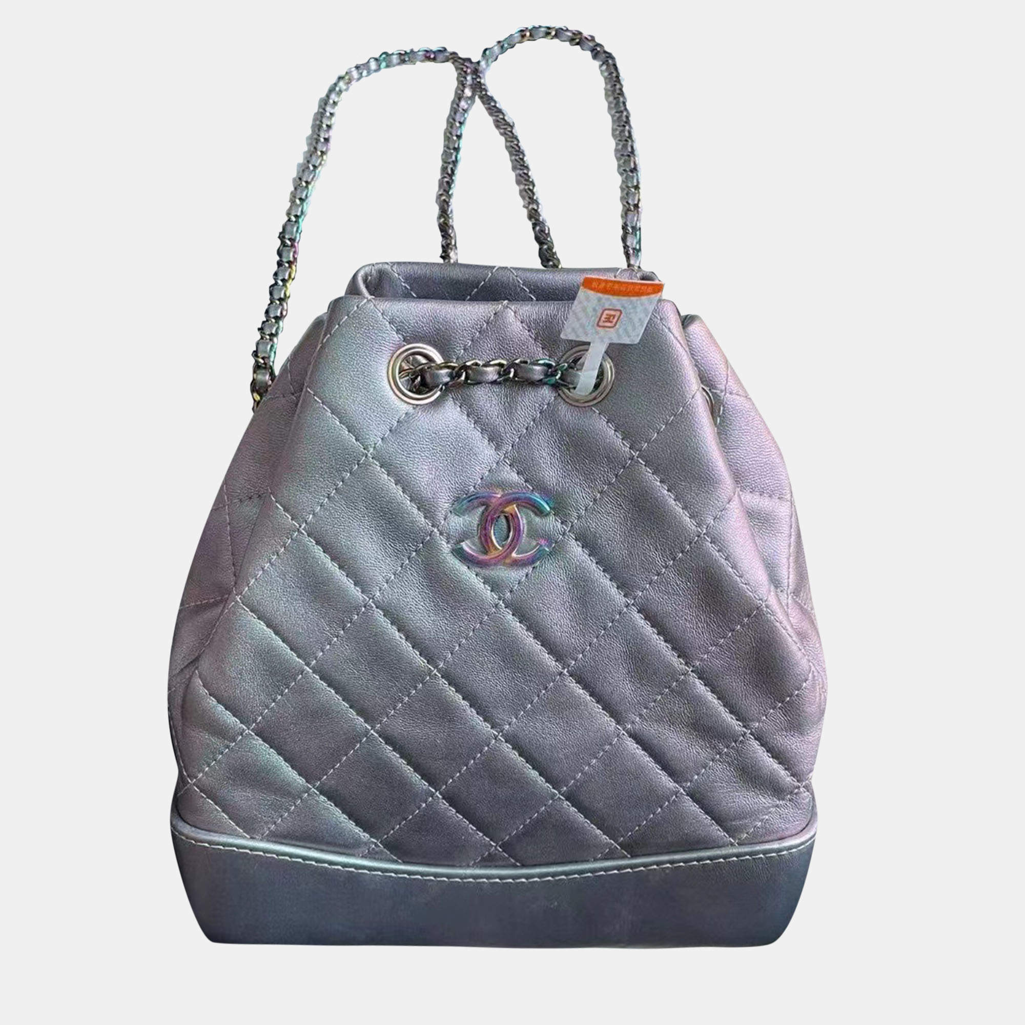 Chanel gradient purple Wandering small Backpack