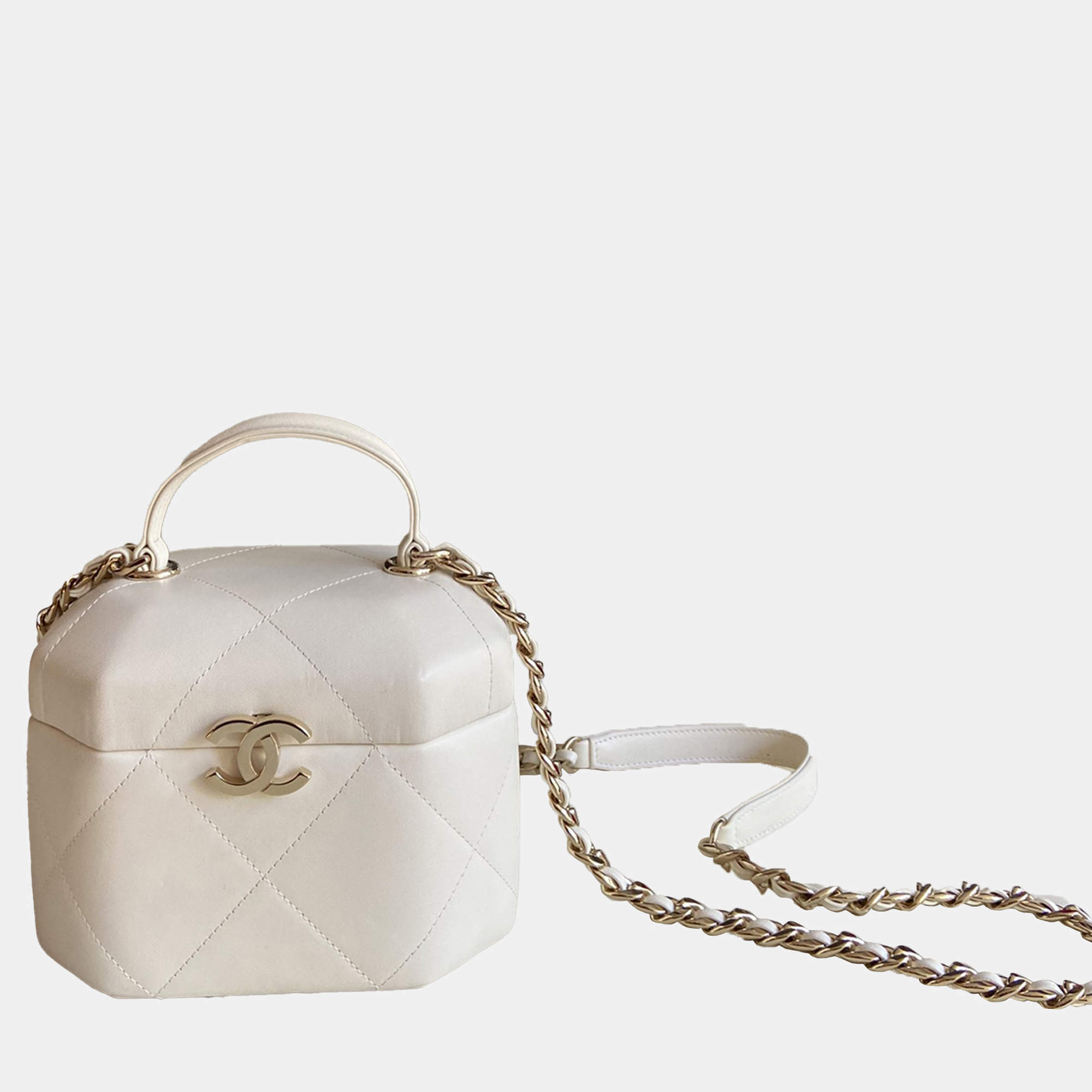 Chanel Vanity White Box bag