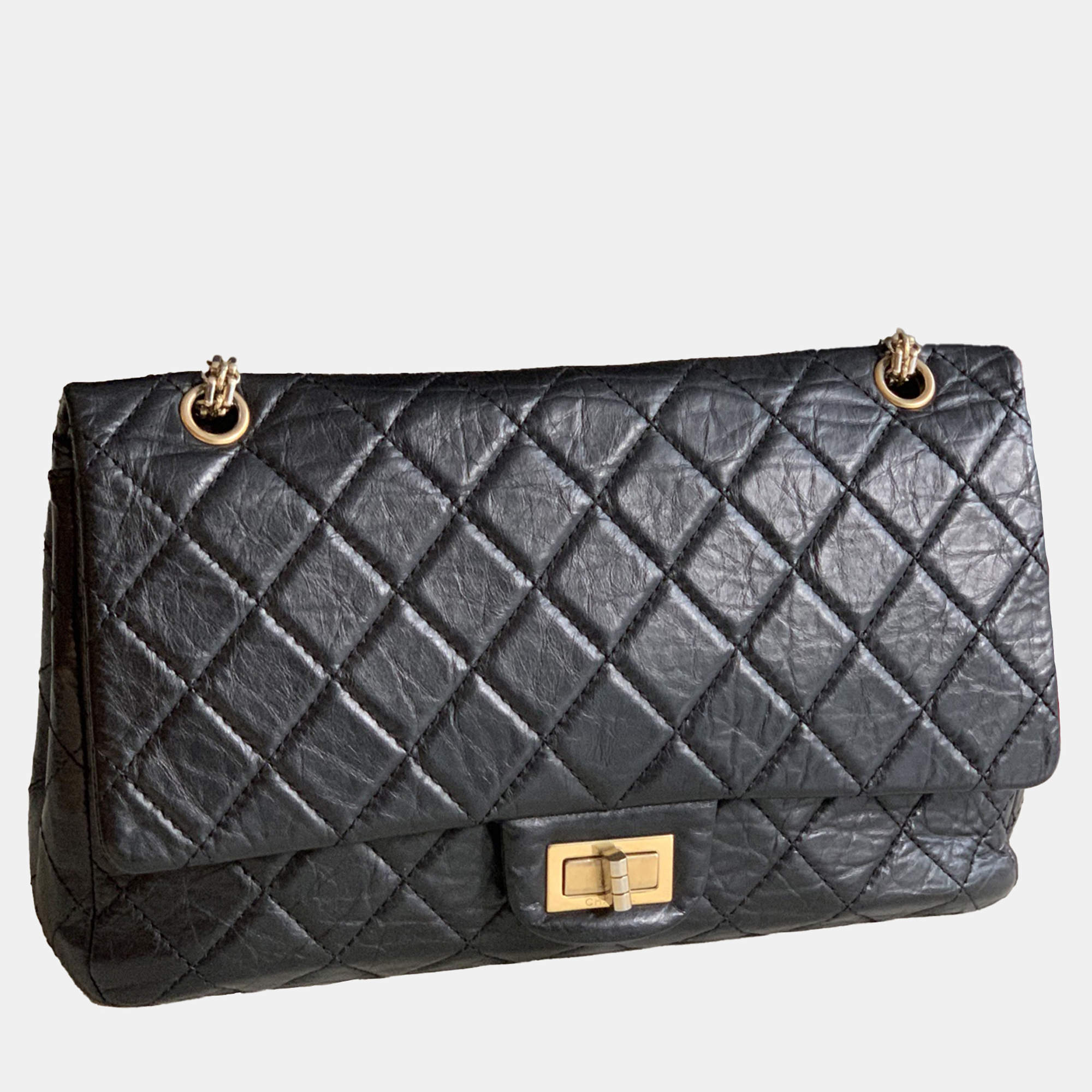 Chanel 2.55 maxi Calfskin Leather bag