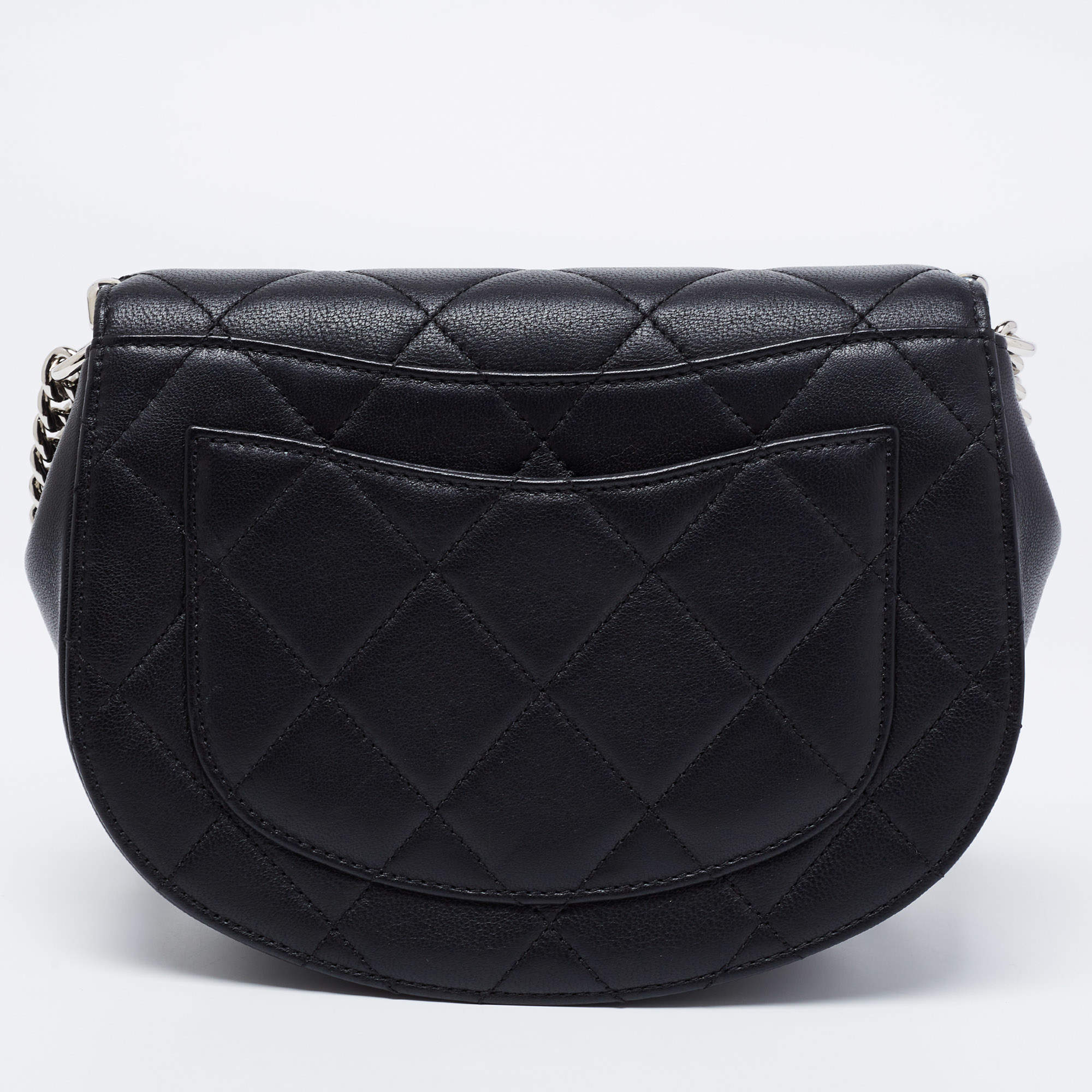 Chanel ParisSalzburg Saddle Bag  Black Crossbody Bags Handbags   CHA764660  The RealReal