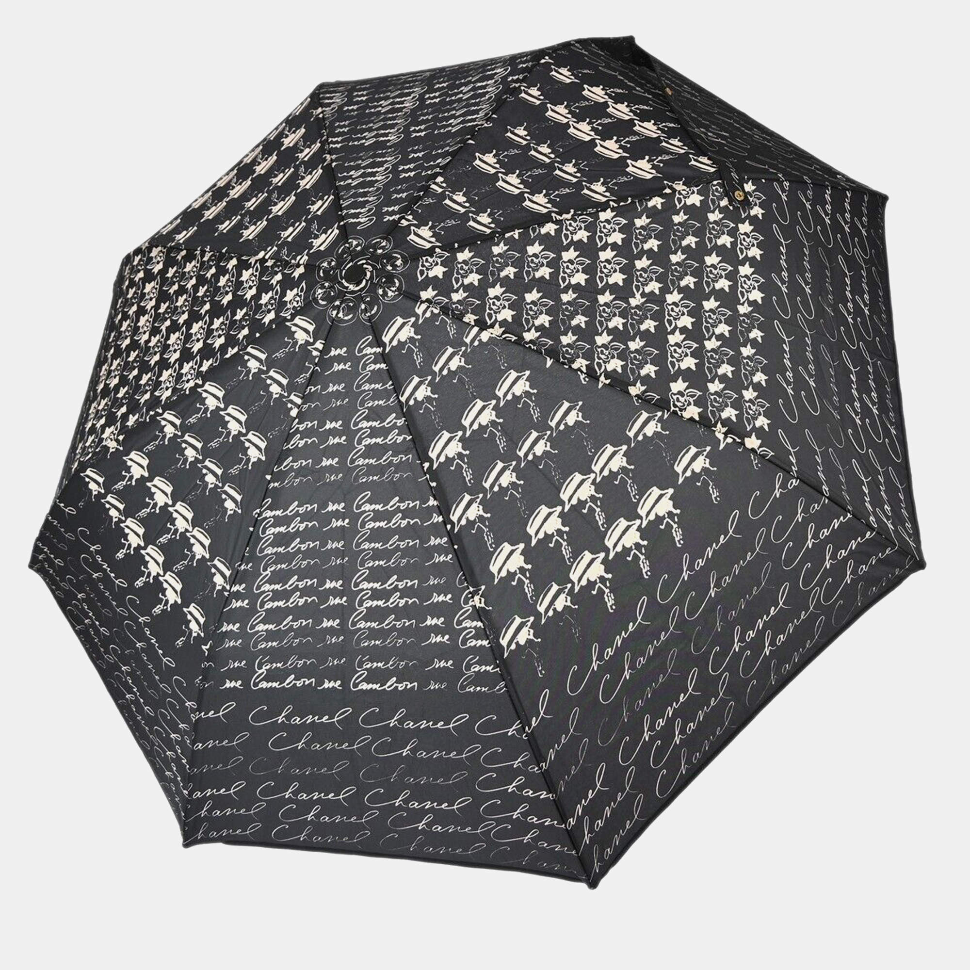 Chanel Black Small Umbrella