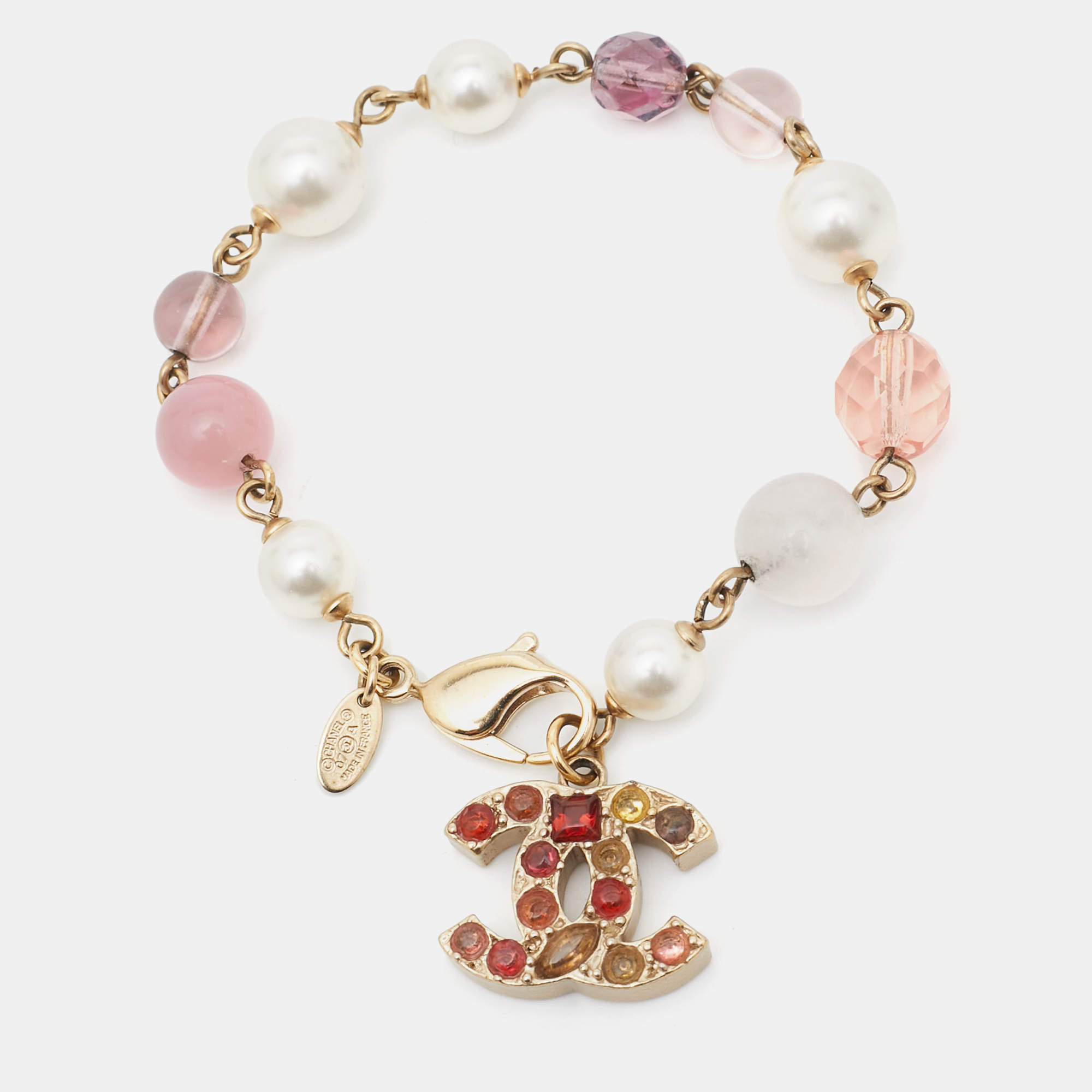Pre Owned Chanel CC Charm Bracelet