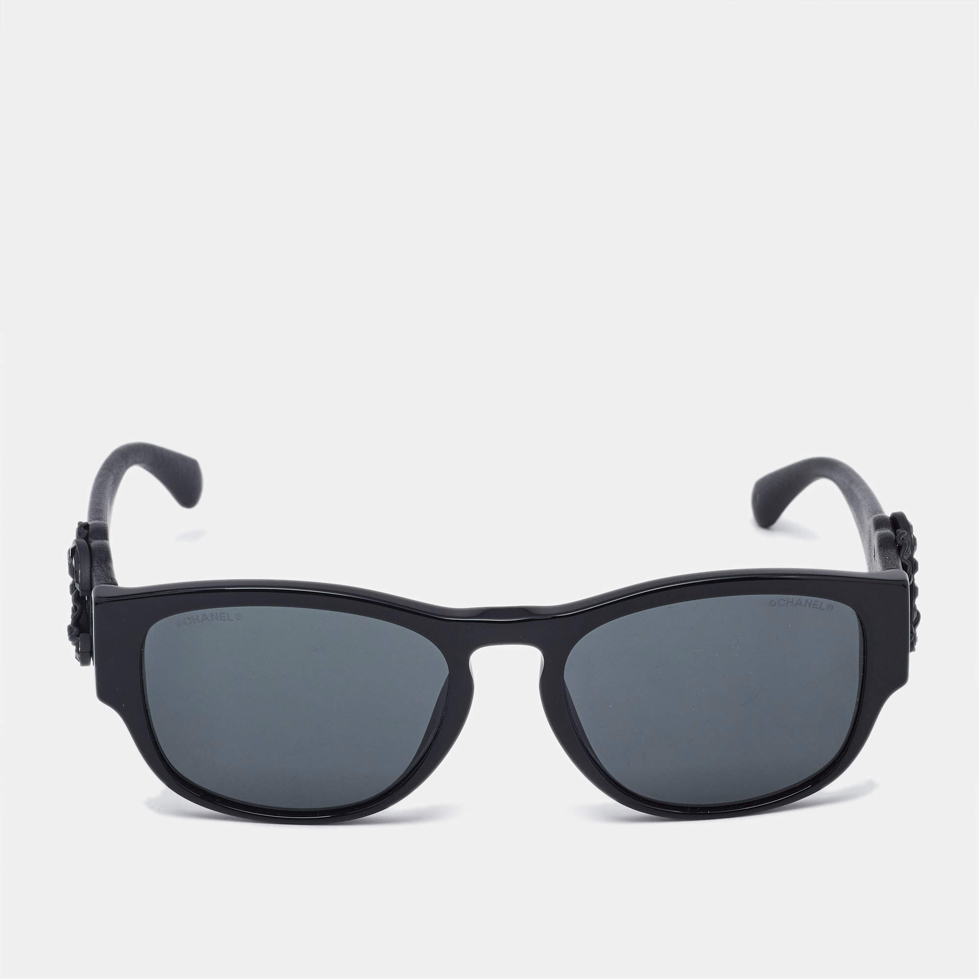 Chanel Black 5454-Q-B CC Crystals Sunglasses