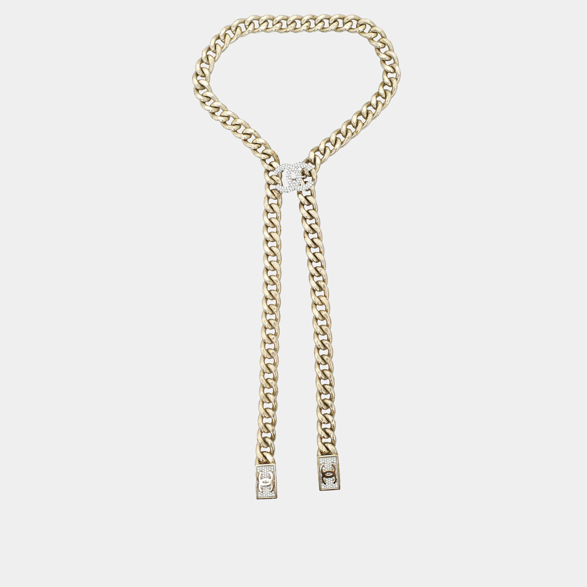 Chanel Metal 21C Chain Necklace