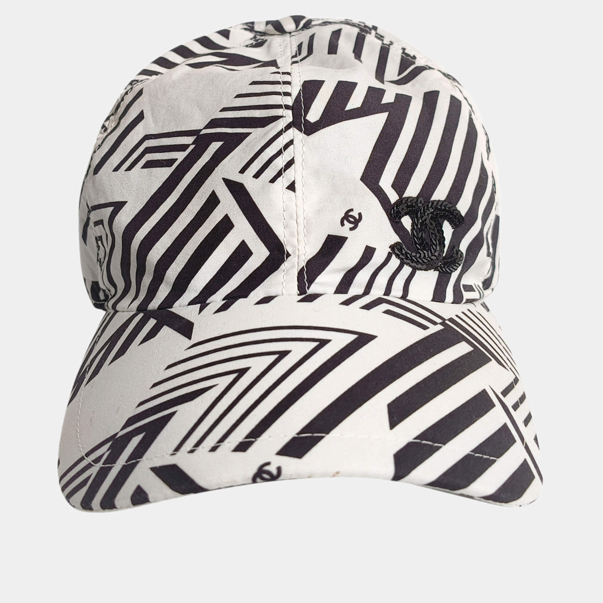 Chanel Black and White Cap