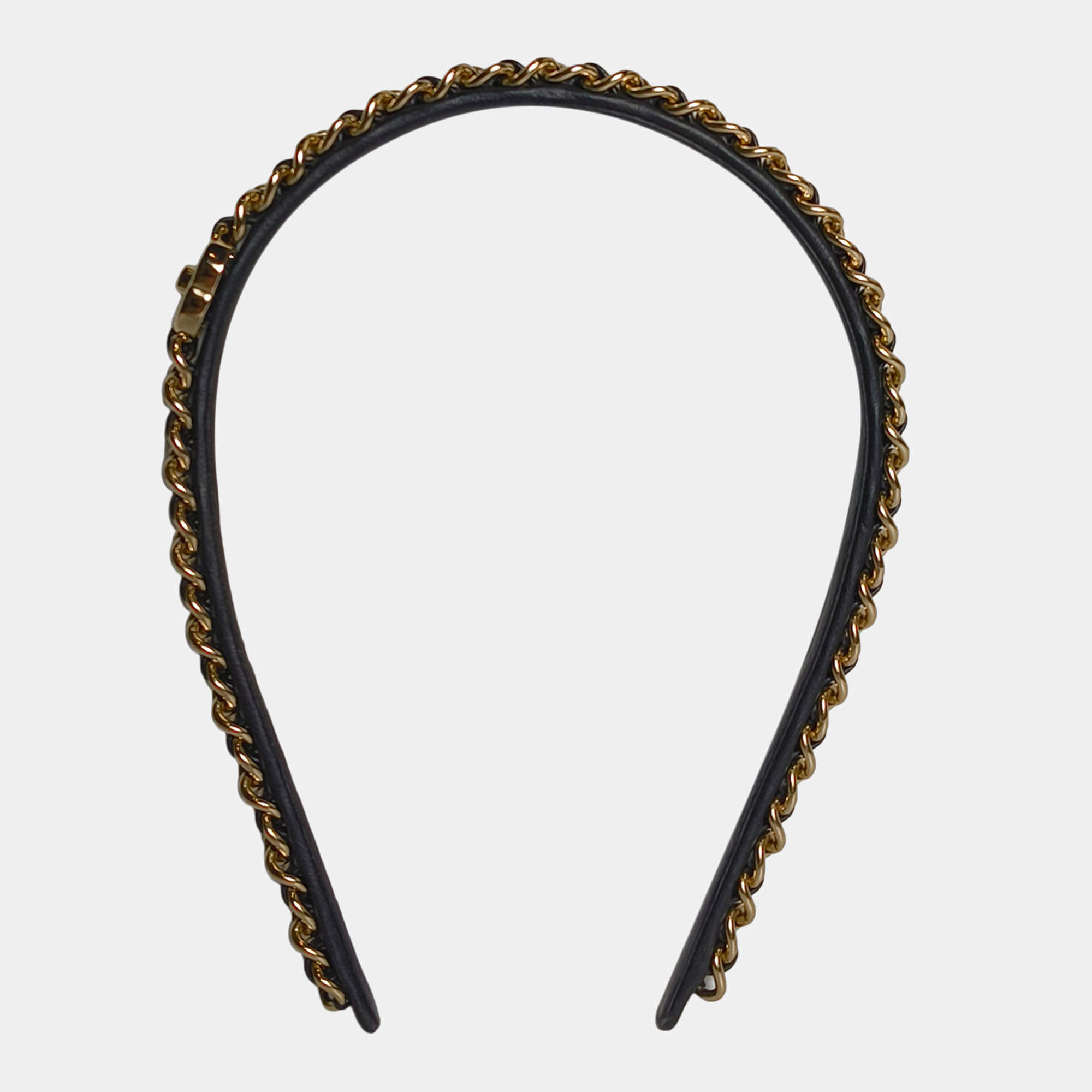 Chanel CC Lock Chain Headband