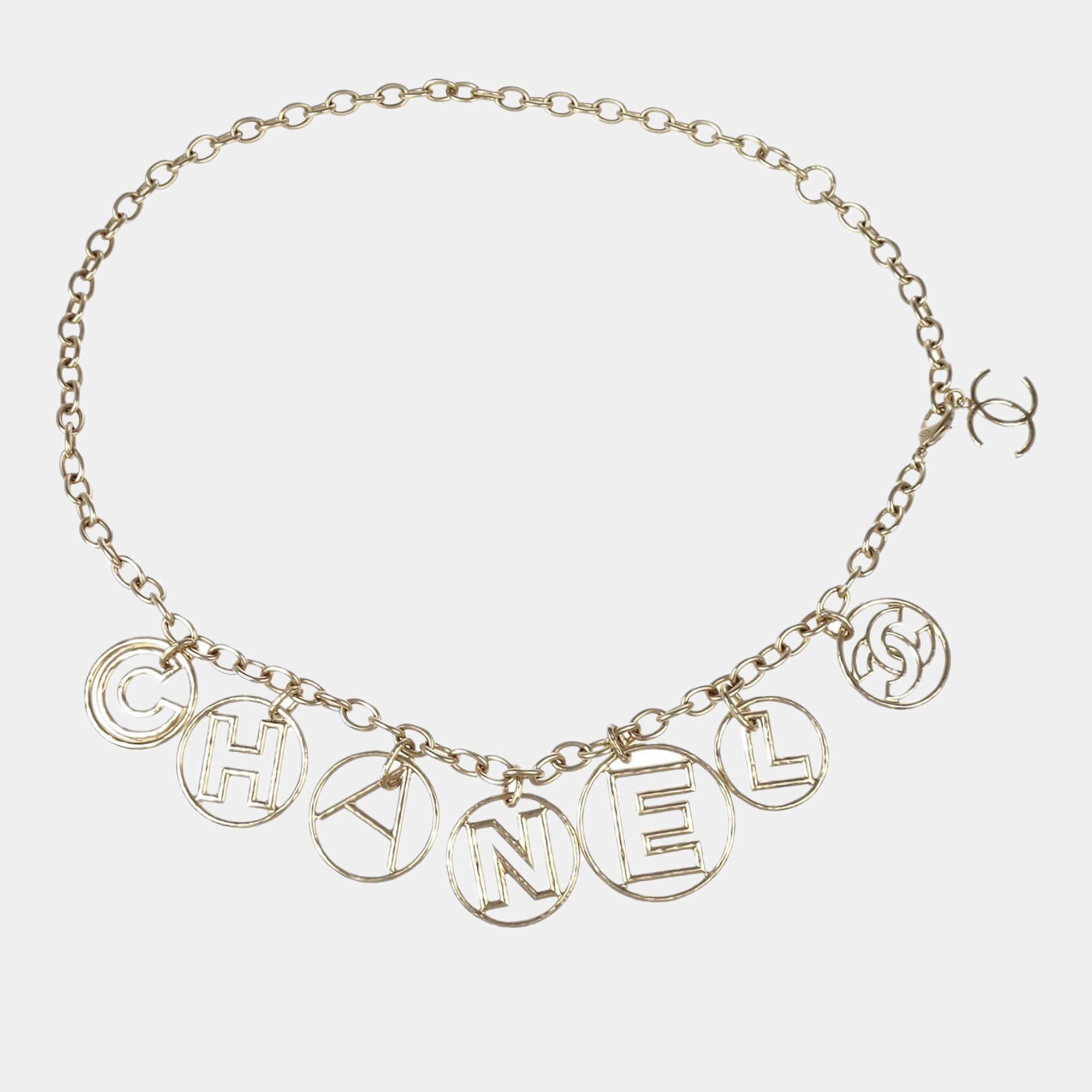Chanel Logo Collar Necklace