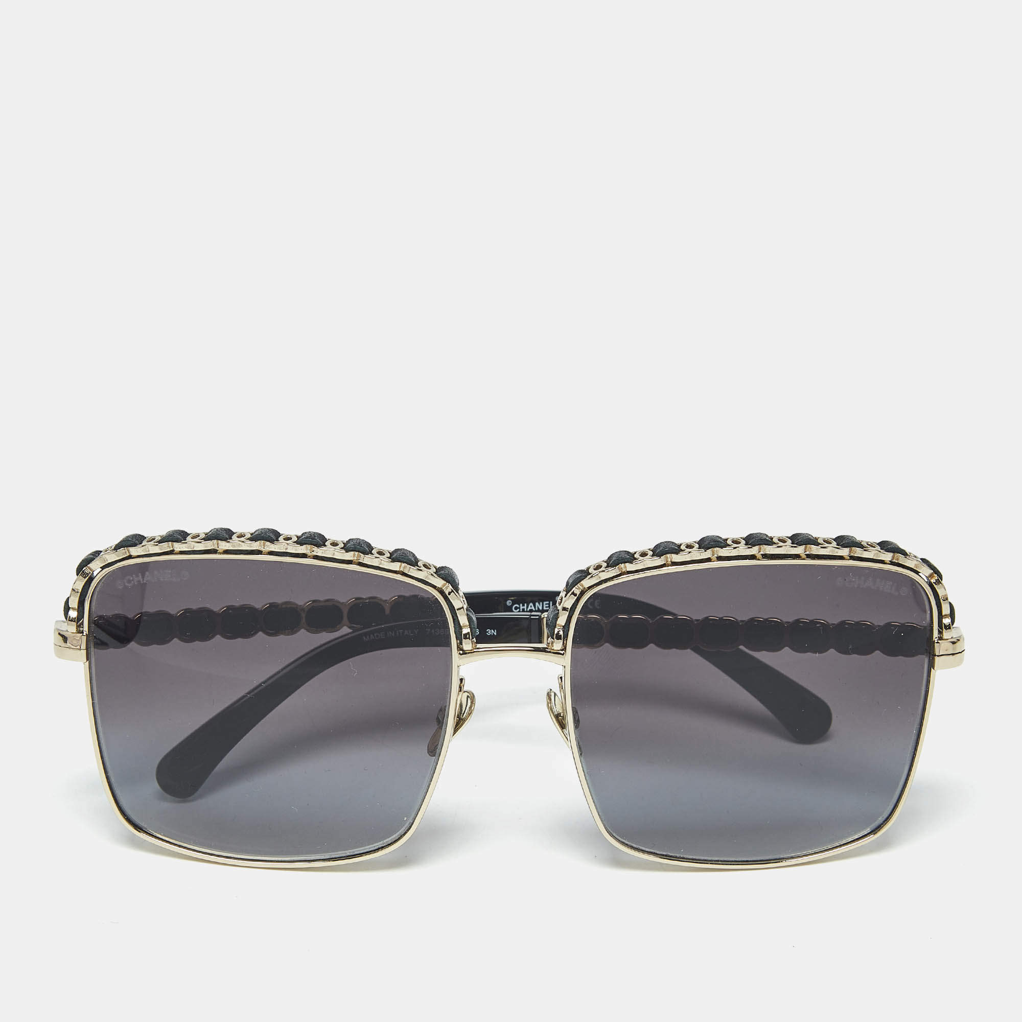 Chanel Bronze Tone/Brown Gradient 4164-B Camelia Shield