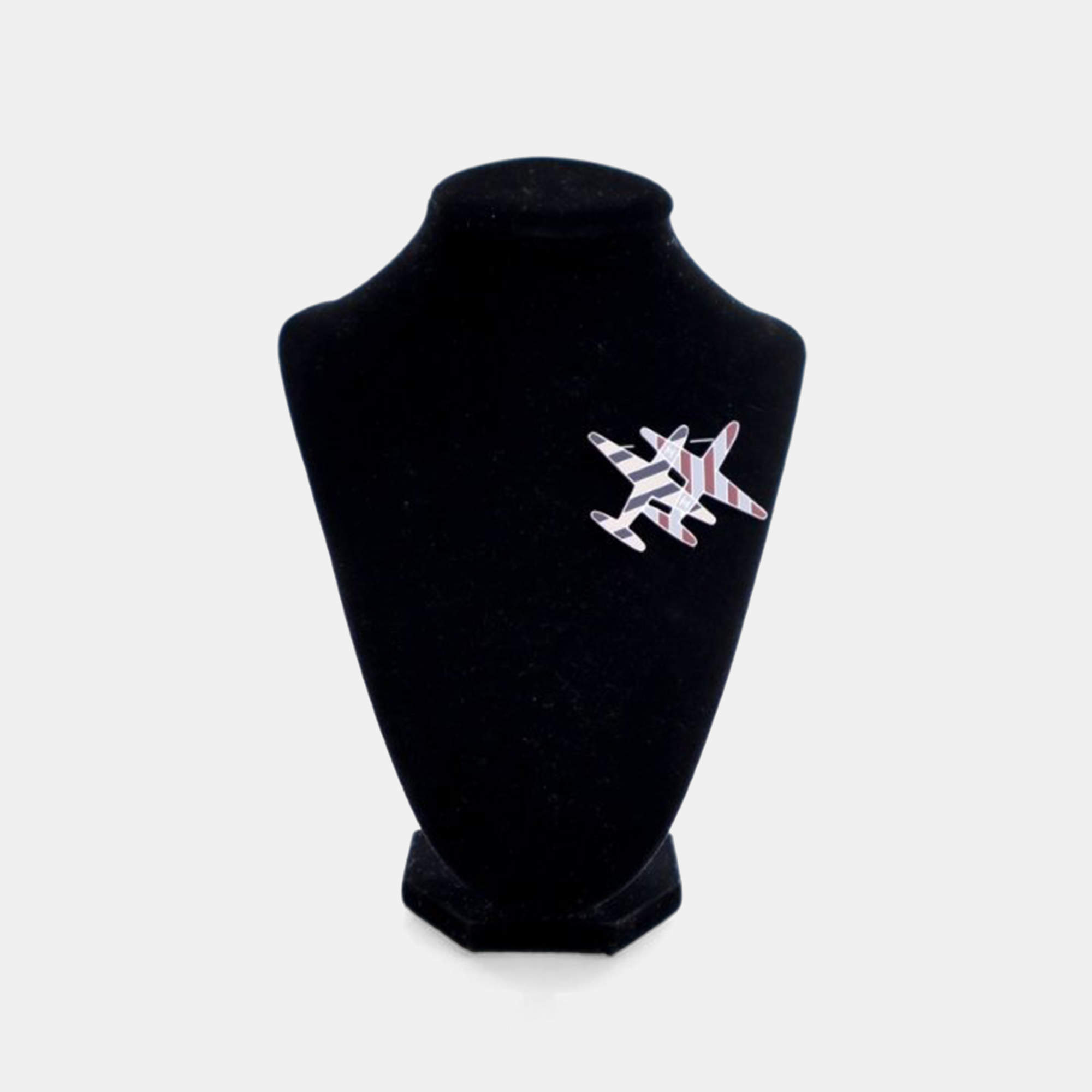 Pre Owned Chanel Airlines Enamel Plane Brooch