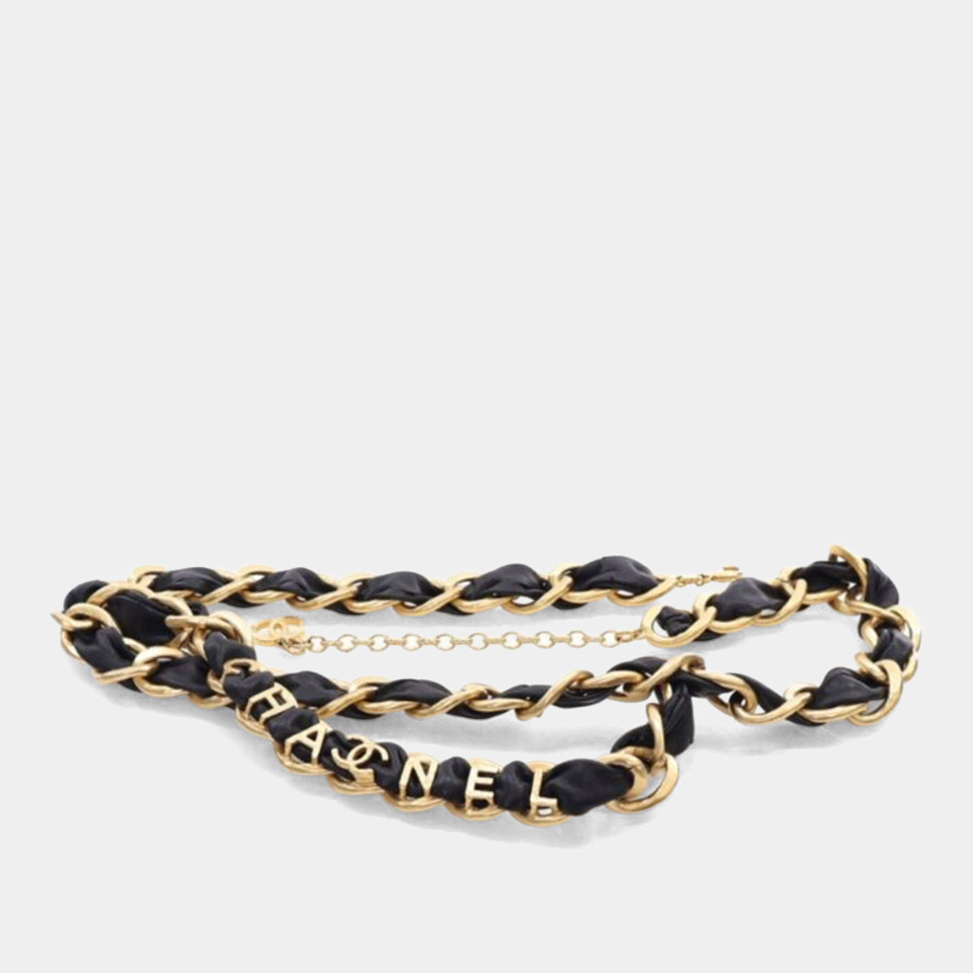 Pre Owned Chanel 90s Icon CC Double Chain Belt