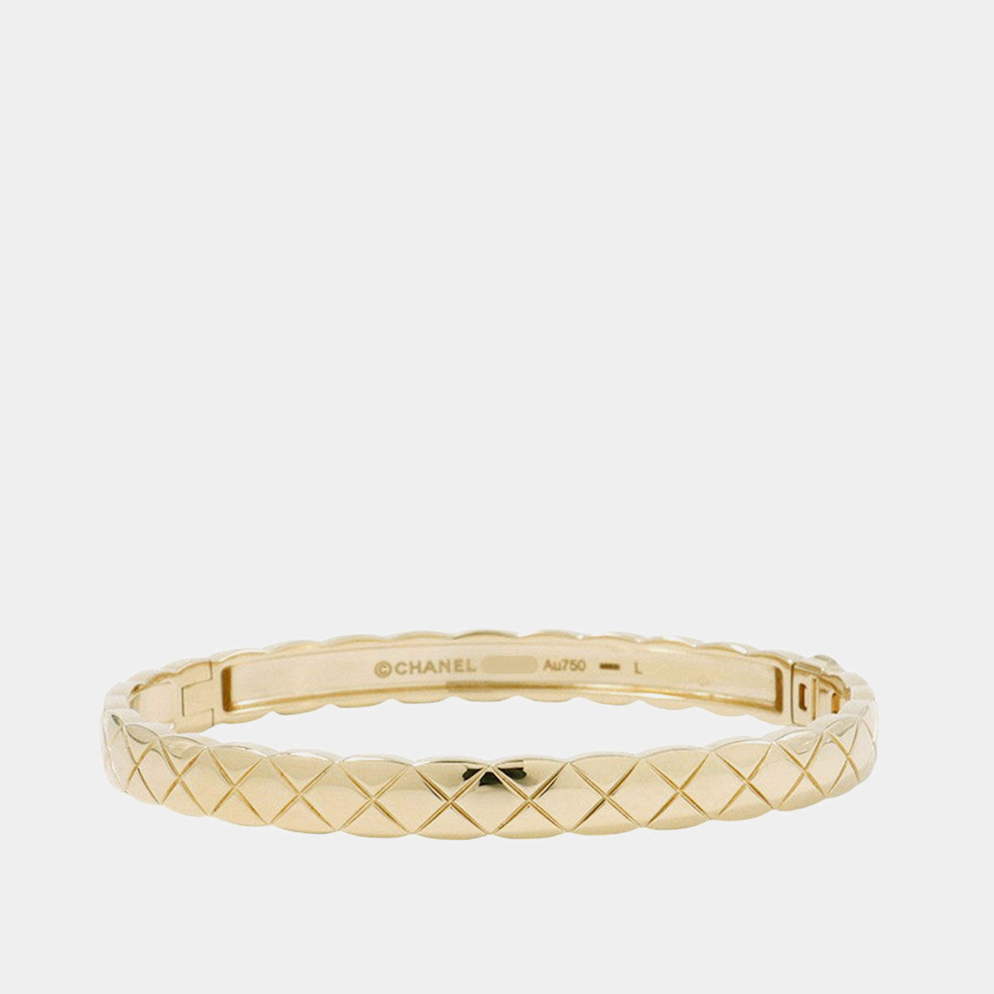 مملوكة مسبقًا Chanel Coco Crush Collection Bracelet Size 18K Yellow Gold