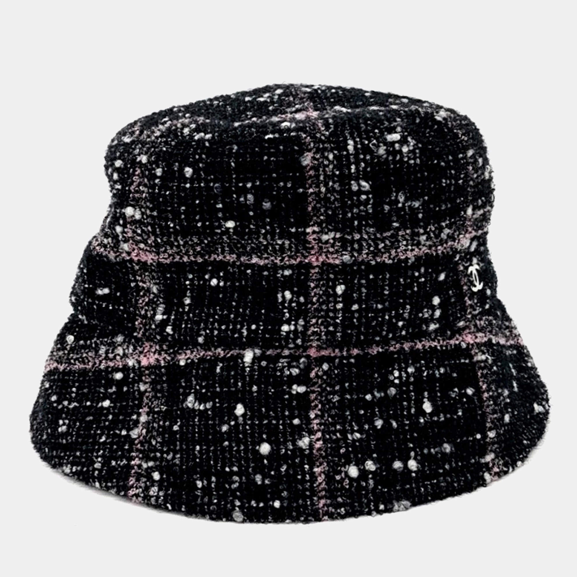 Pre Owned قبعة باكيت شانيل تويد متعددة الألوان