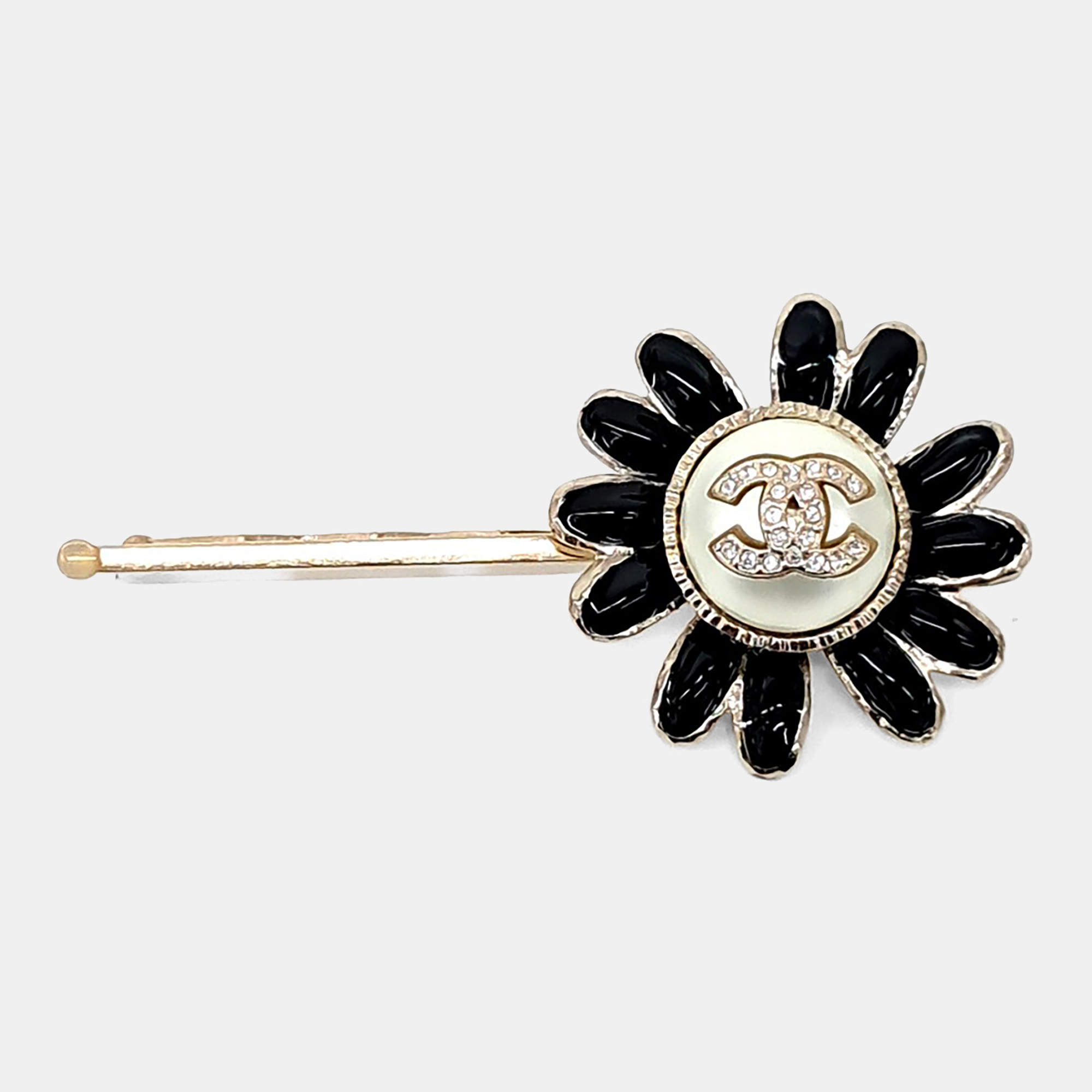 Pre Owned Chanel CC Logo Hairpin