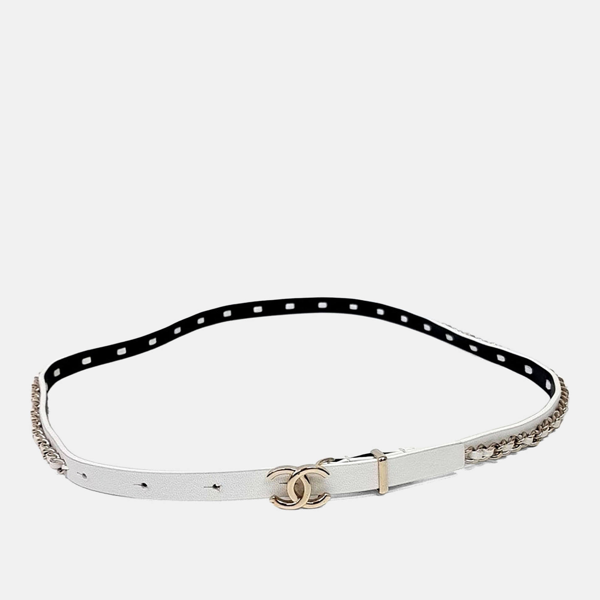 Pre Owned Chanel Chain-Decorated Belt