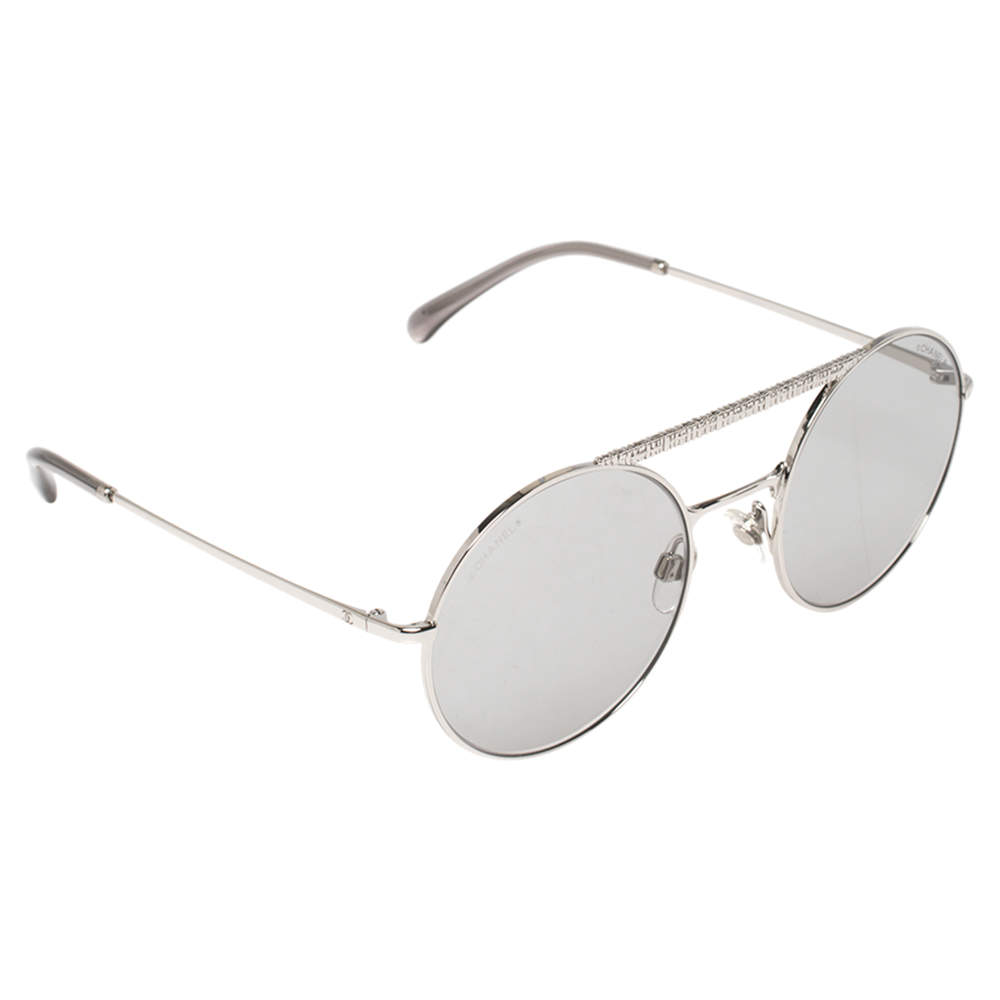 Chanel Silver 4232 Round sunglasses