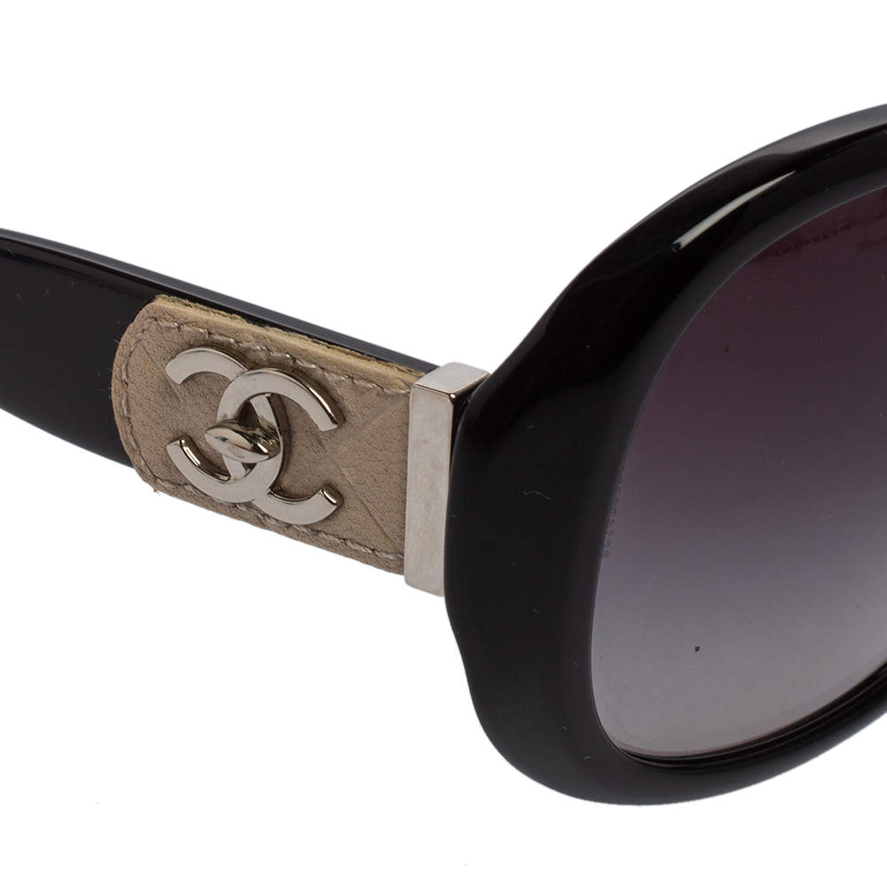Chanel Black/ Grey Gradient 5235 Q Turnlock Square Sunglasses Chanel | The  Luxury Closet