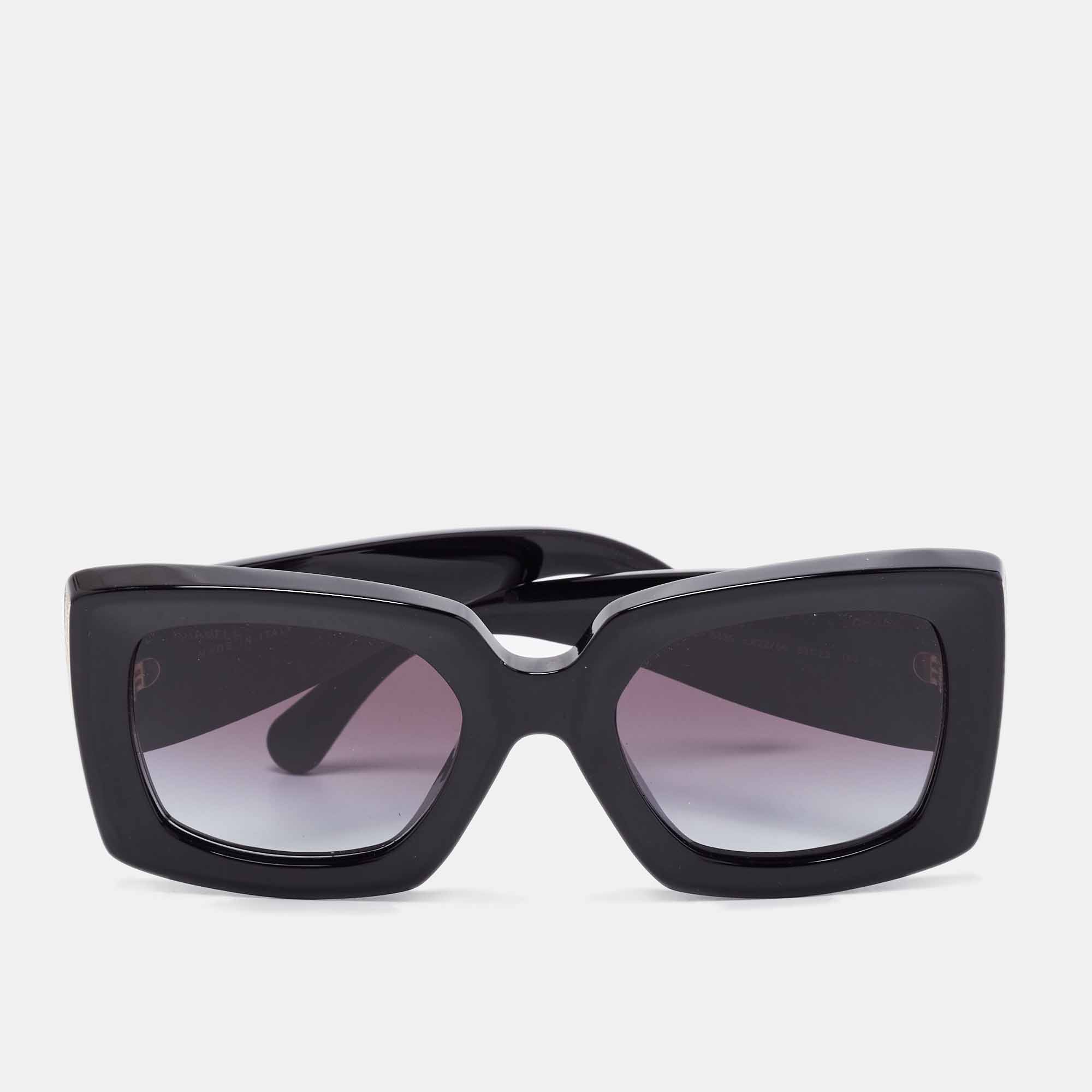 Chanel Black 5435 Square Sunglasses Chanel | TLC