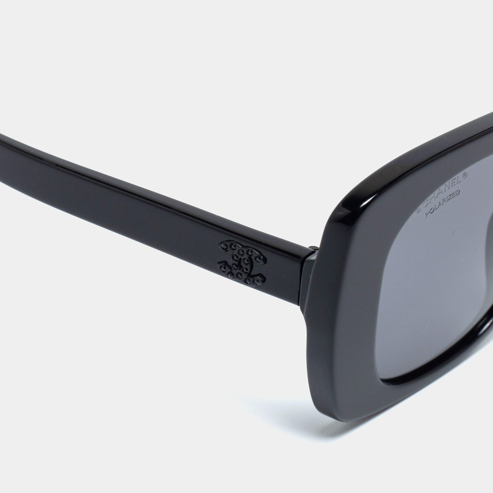 Chanel Black 5422-BA Polarized Square Sunglasses Chanel | TLC US