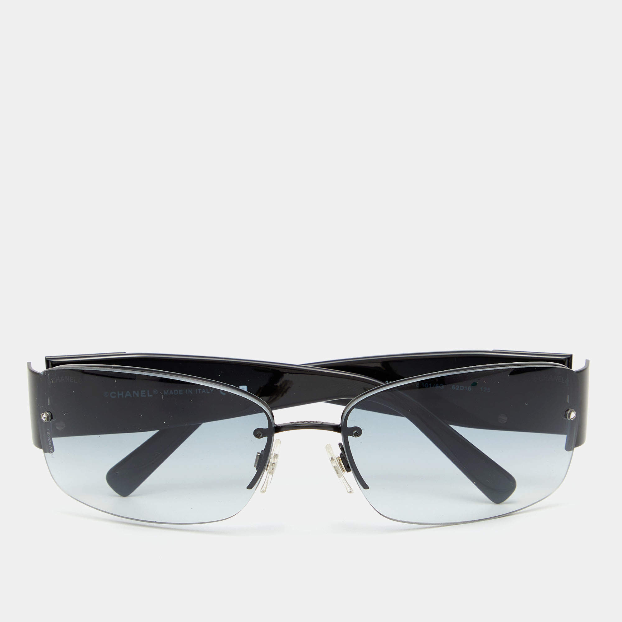 Chanel Black/ Grey Gradient 5170 Bow Rectangle Sunglasses Chanel