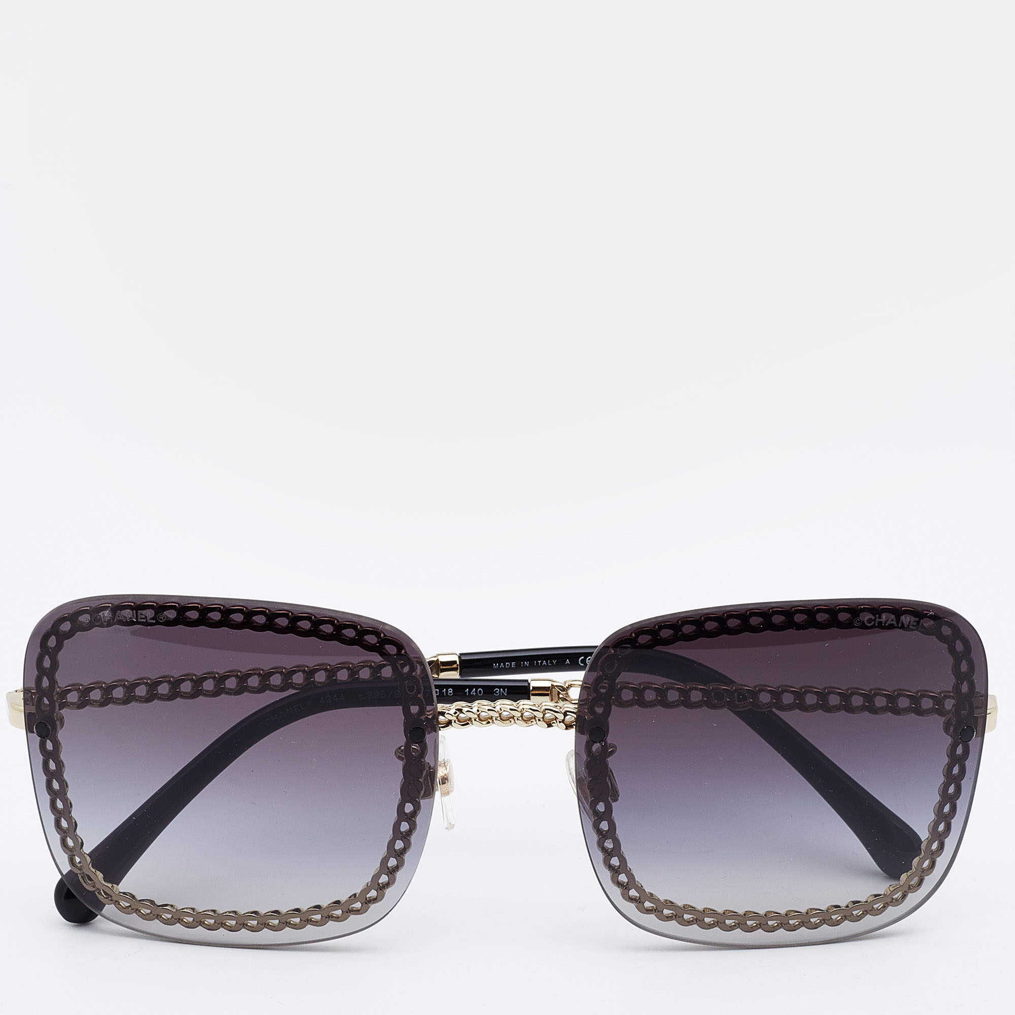 chanel quilted glasses