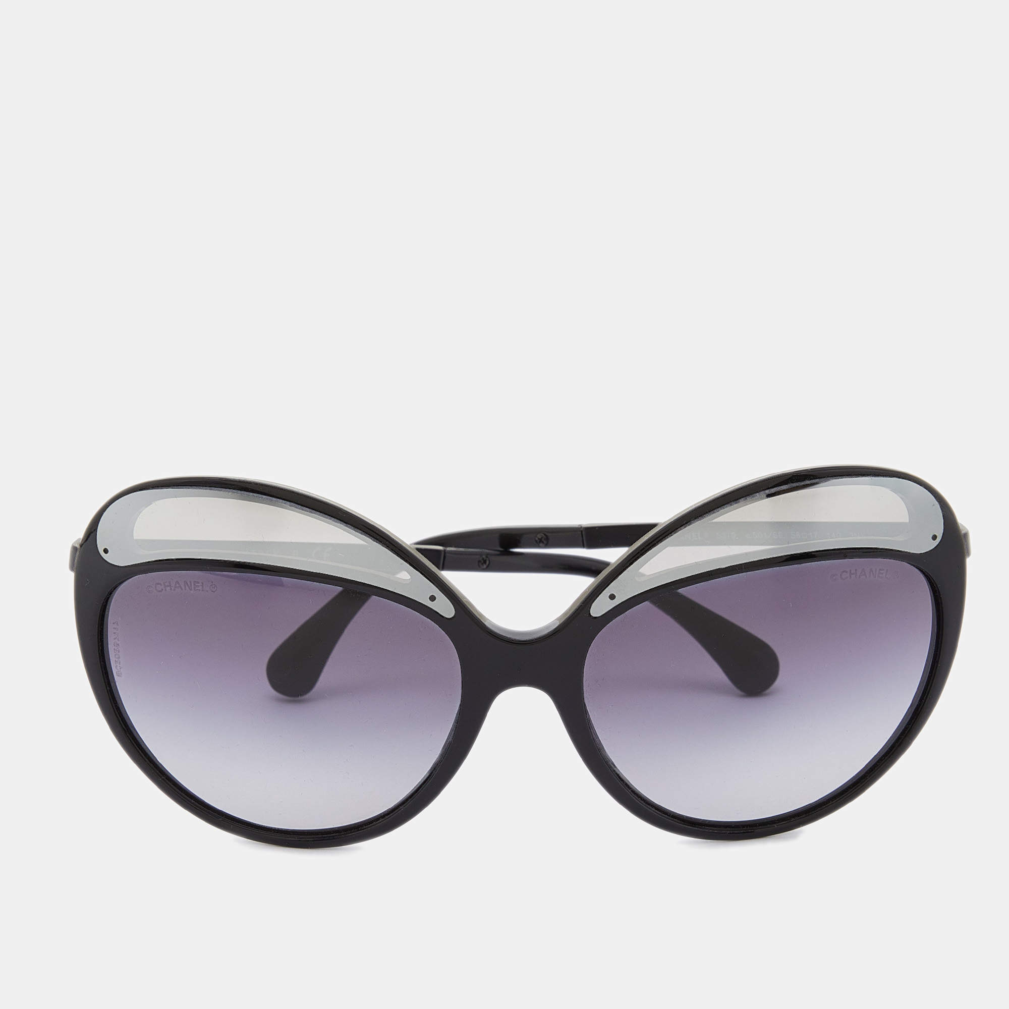 Chanel Black/Grey 5379 Butterfly Sunglasses Chanel