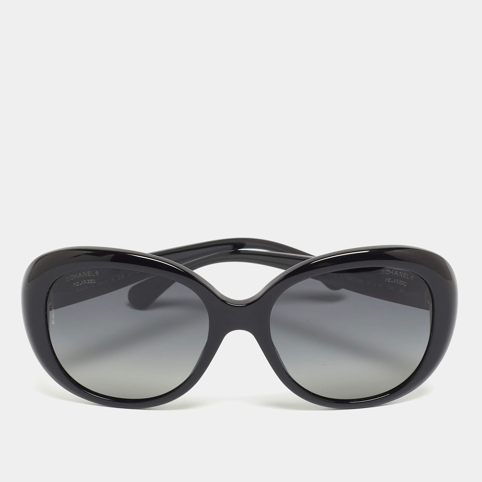 Chanel Black Gradient 5312 Oval Sunglasses