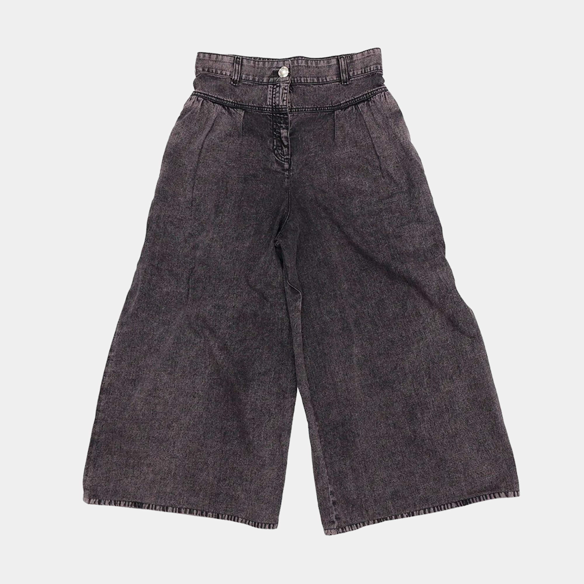 Chanel Wide Denim Pants Size 40  
