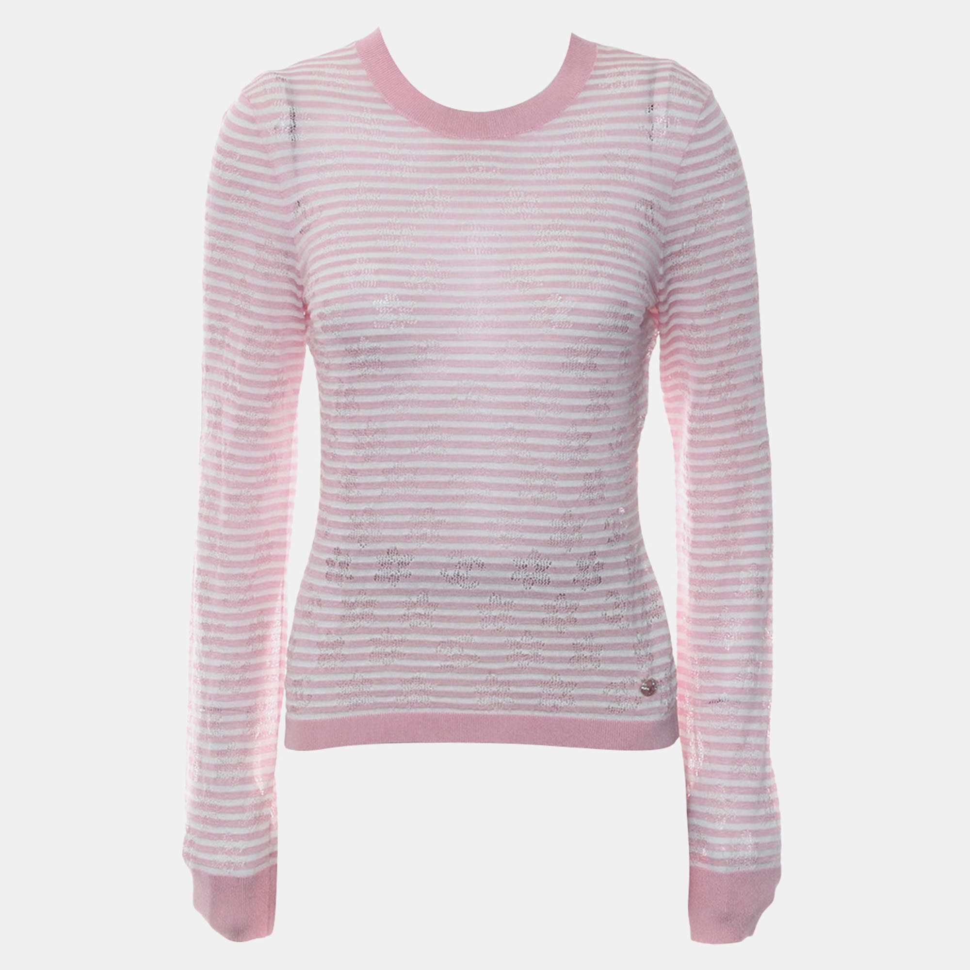 مملوكة مسبقًا سترة شتوية شانيل بخطوط خفيفة