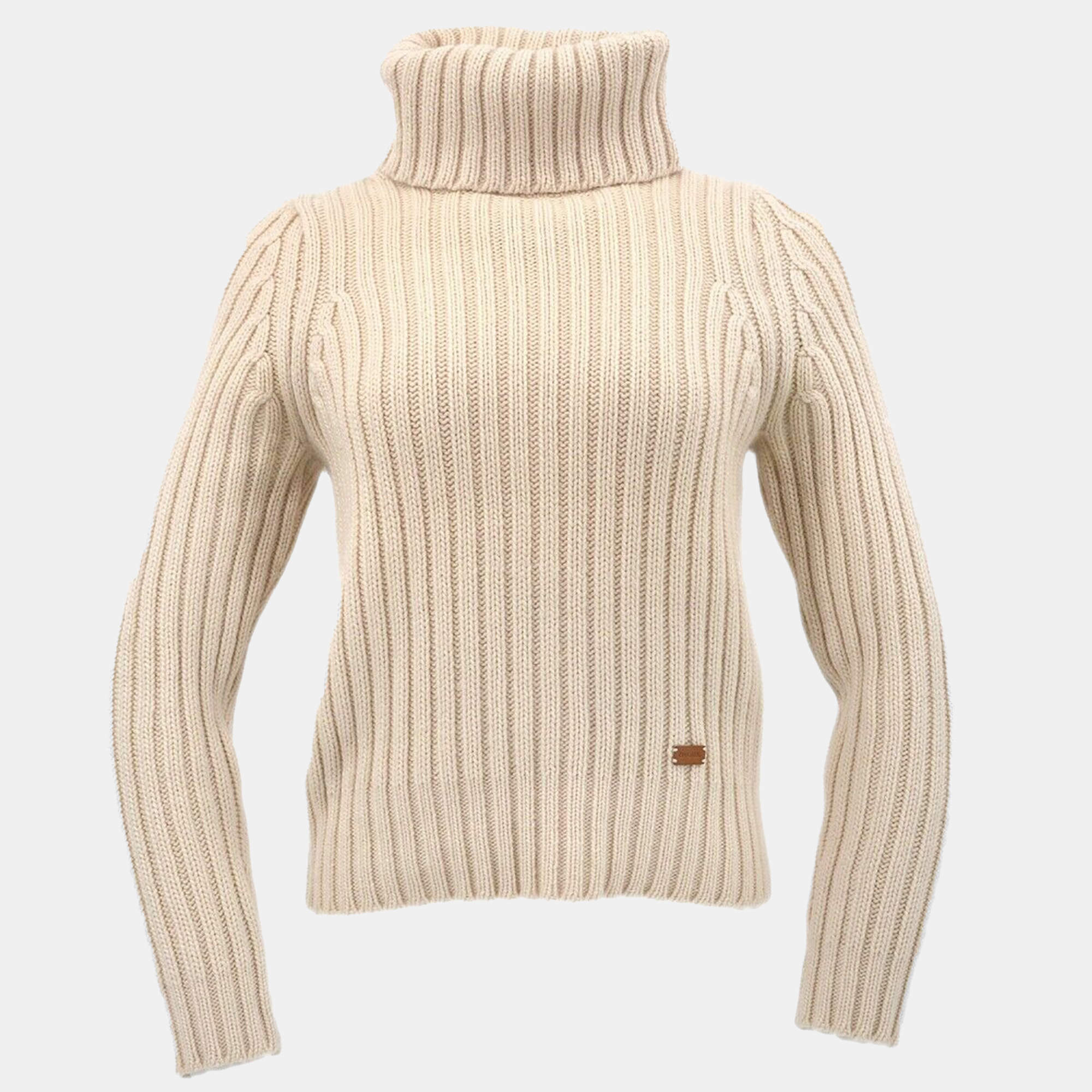 مملوكة مسبقًا Chanel Ivory Sweater Size 36
