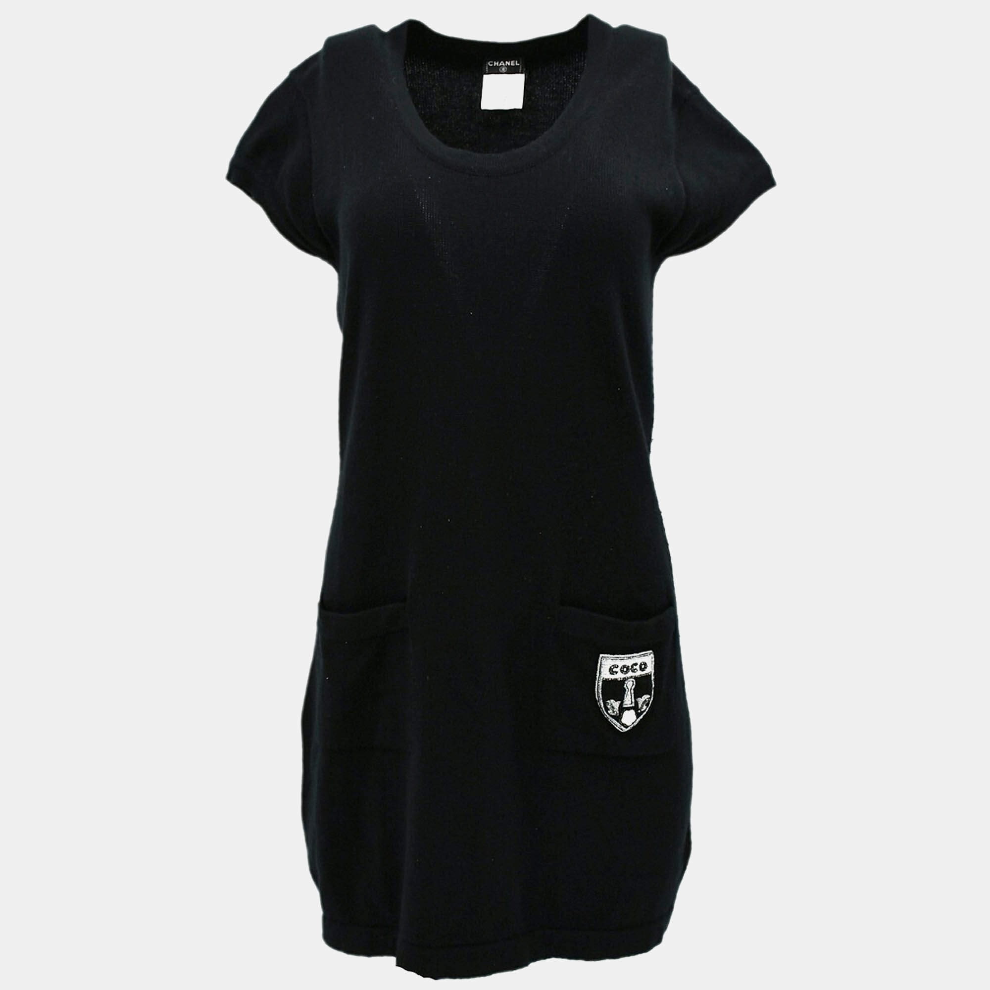 Pre Owned Chanel Dress Black 07A #42