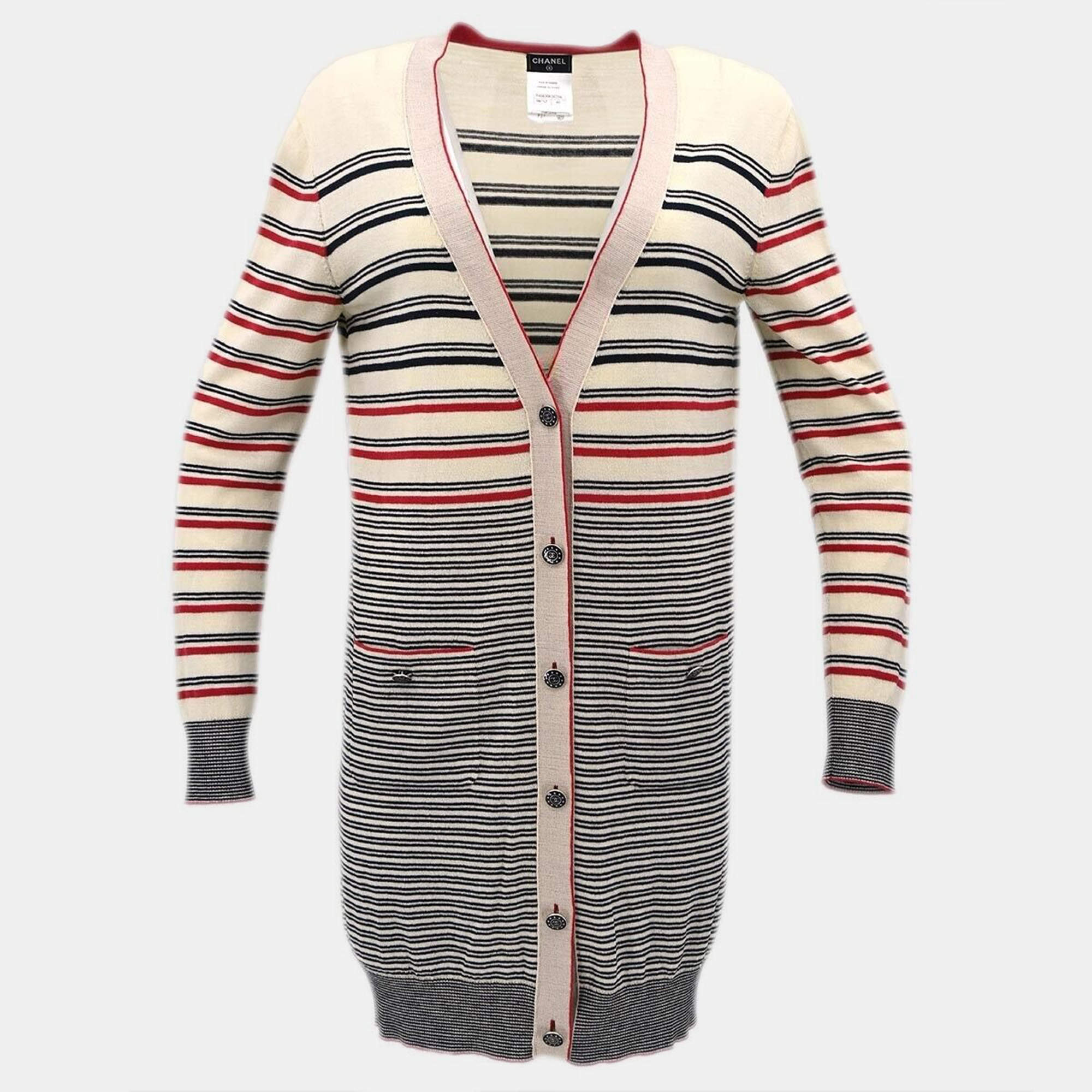 مملوكة مسبقًا كارديجان شانيل عاجي مقاس 40