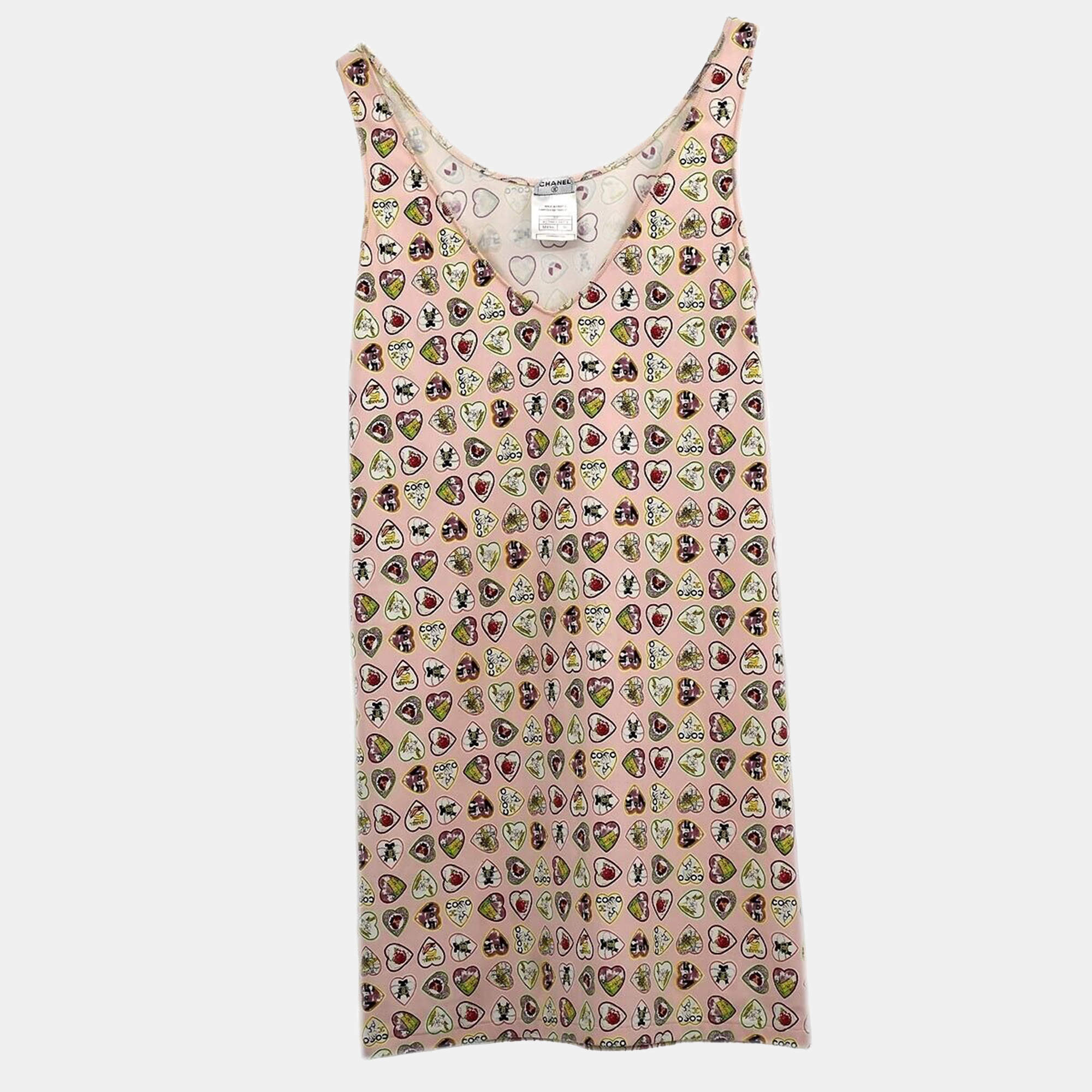 Pre Owned فستان فالنتاين شانيل وردي